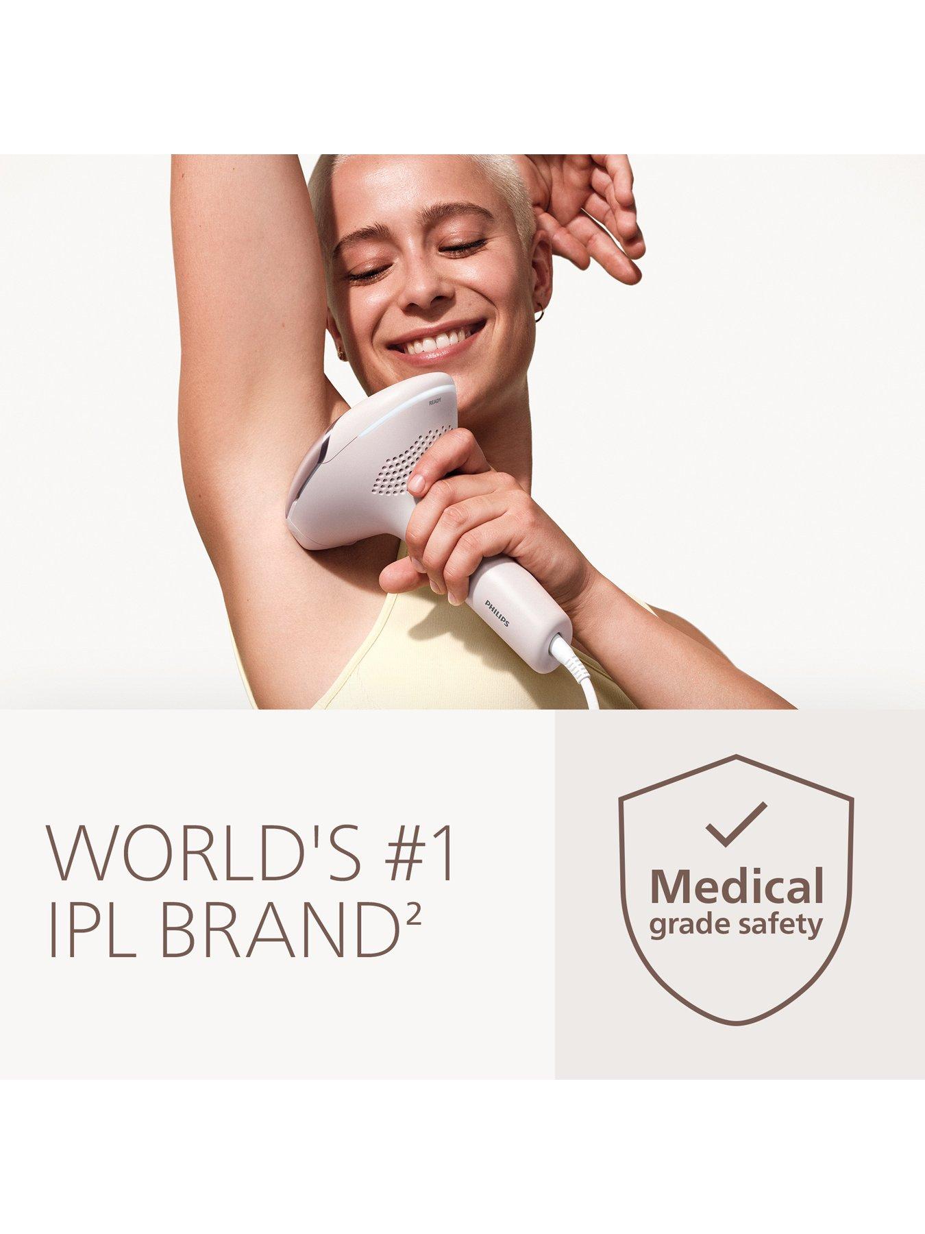 Image 2 of 7 of Philips Philips Lumea Seires 9000 Delicate Care IPL BRI878/02 Elegant Pink with 3 attachments