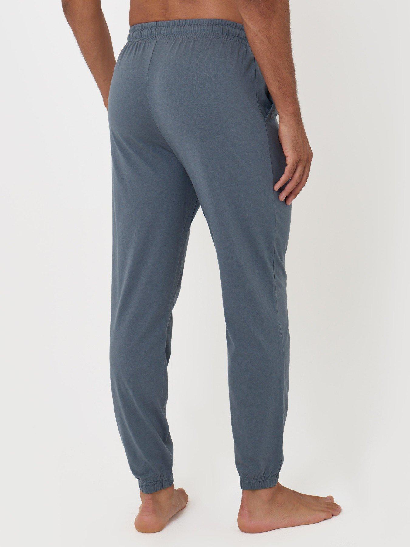 Image 3 of 5 of Threadbare Mens 2 Pack Cuffed Jogging Bottoms - Black