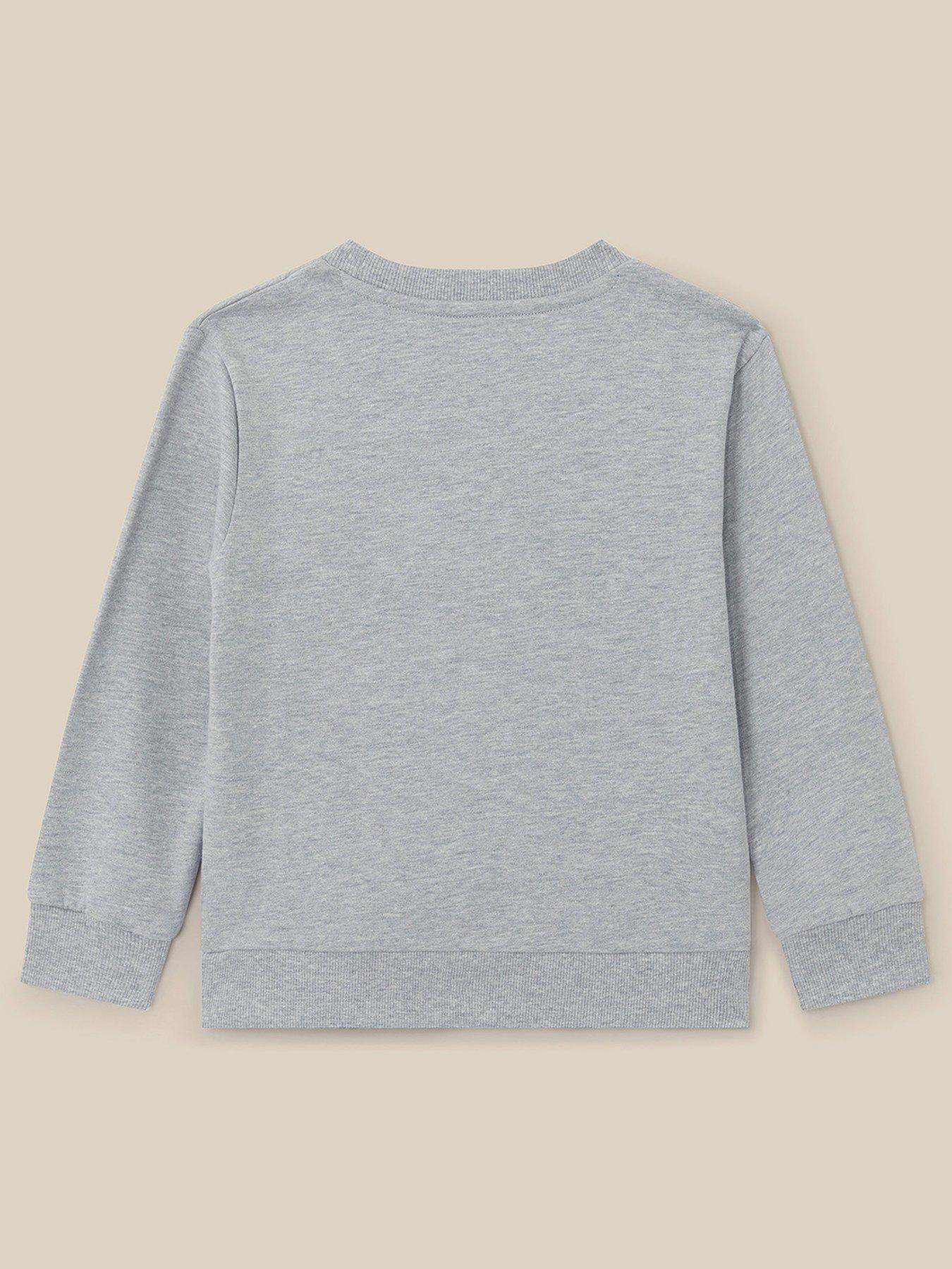 Image 2 of 3 of Monsoon Boys London Scene Cotton-Blend Sweatshirt - Grey