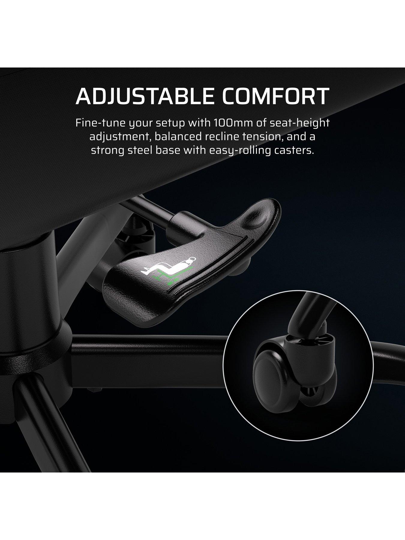 Image 7 of 7 of CORSAIR TC80 Gaming Chair, Black Leatherette / Black Fabric