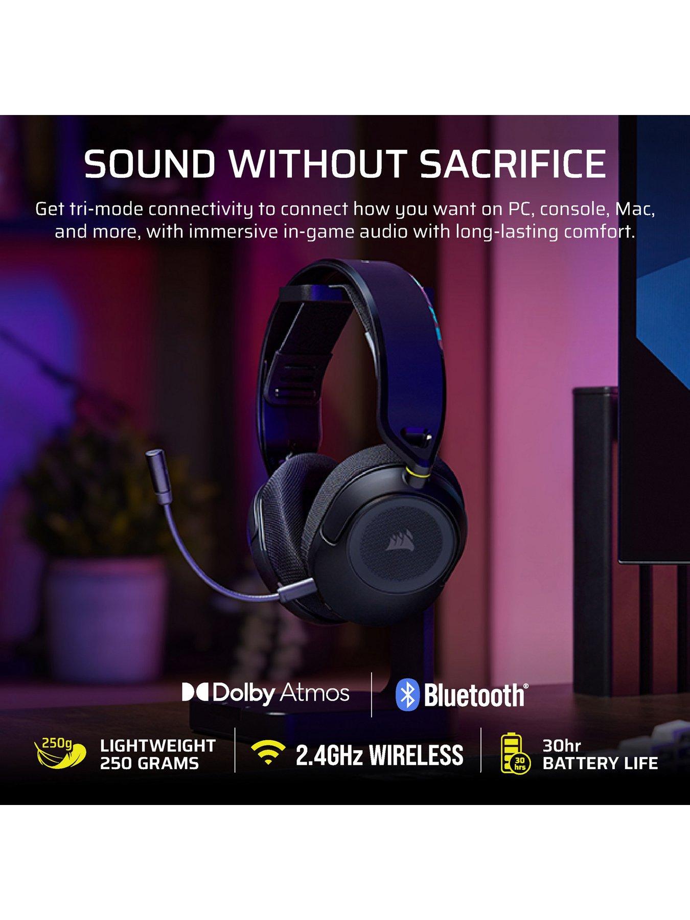 Image 2 of 7 of CORSAIR HS35 v3 Wireless Headset, Carbon, Playstation Packaging