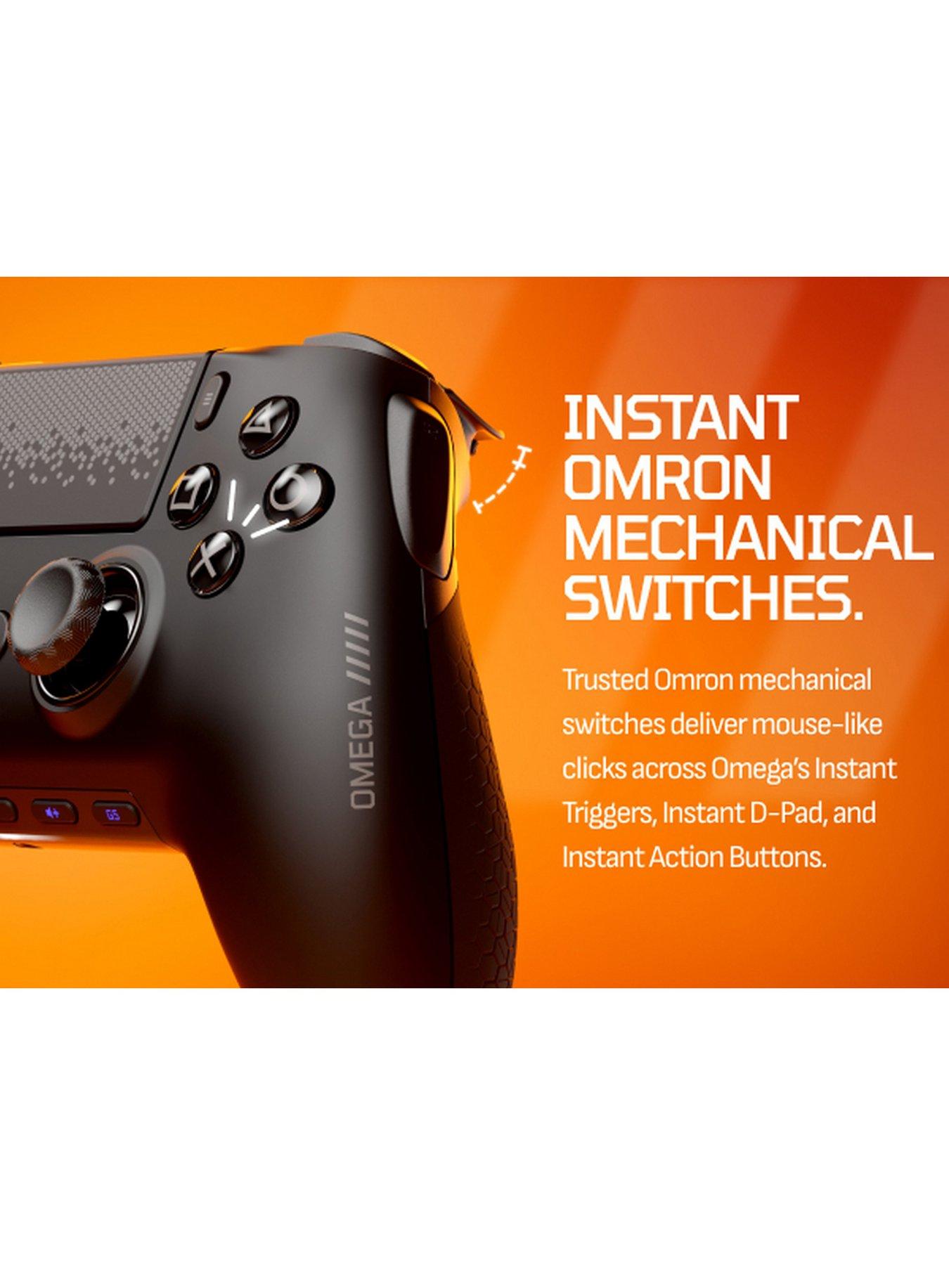 Image 4 of 7 of Scuf SCUF OMEGA Wireless Performance Controller for PS5 & PC - Steel/Grey