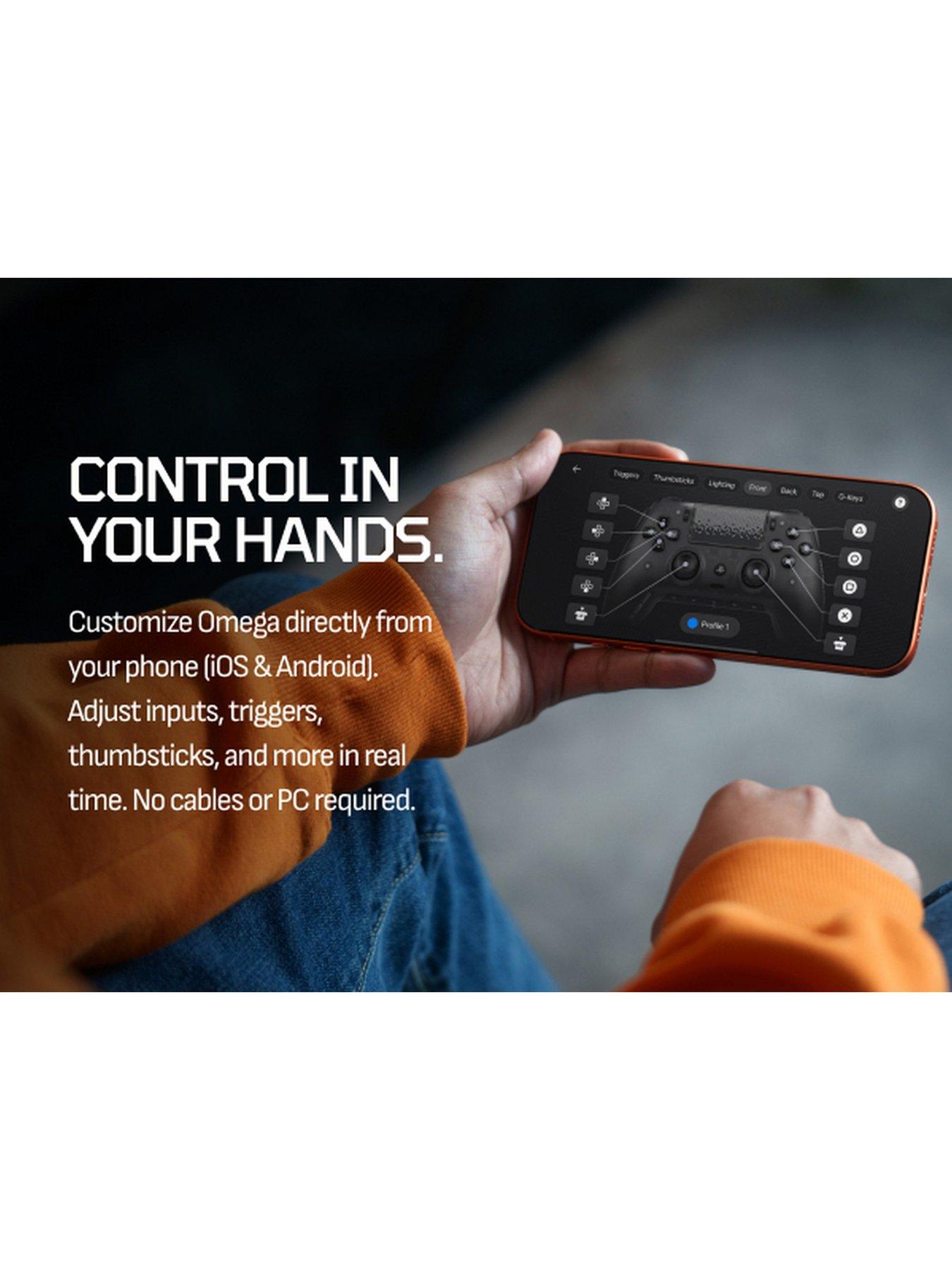 Image 5 of 7 of Scuf SCUF OMEGA Wireless Performance Controller for PS5 & PC - Steel/Grey