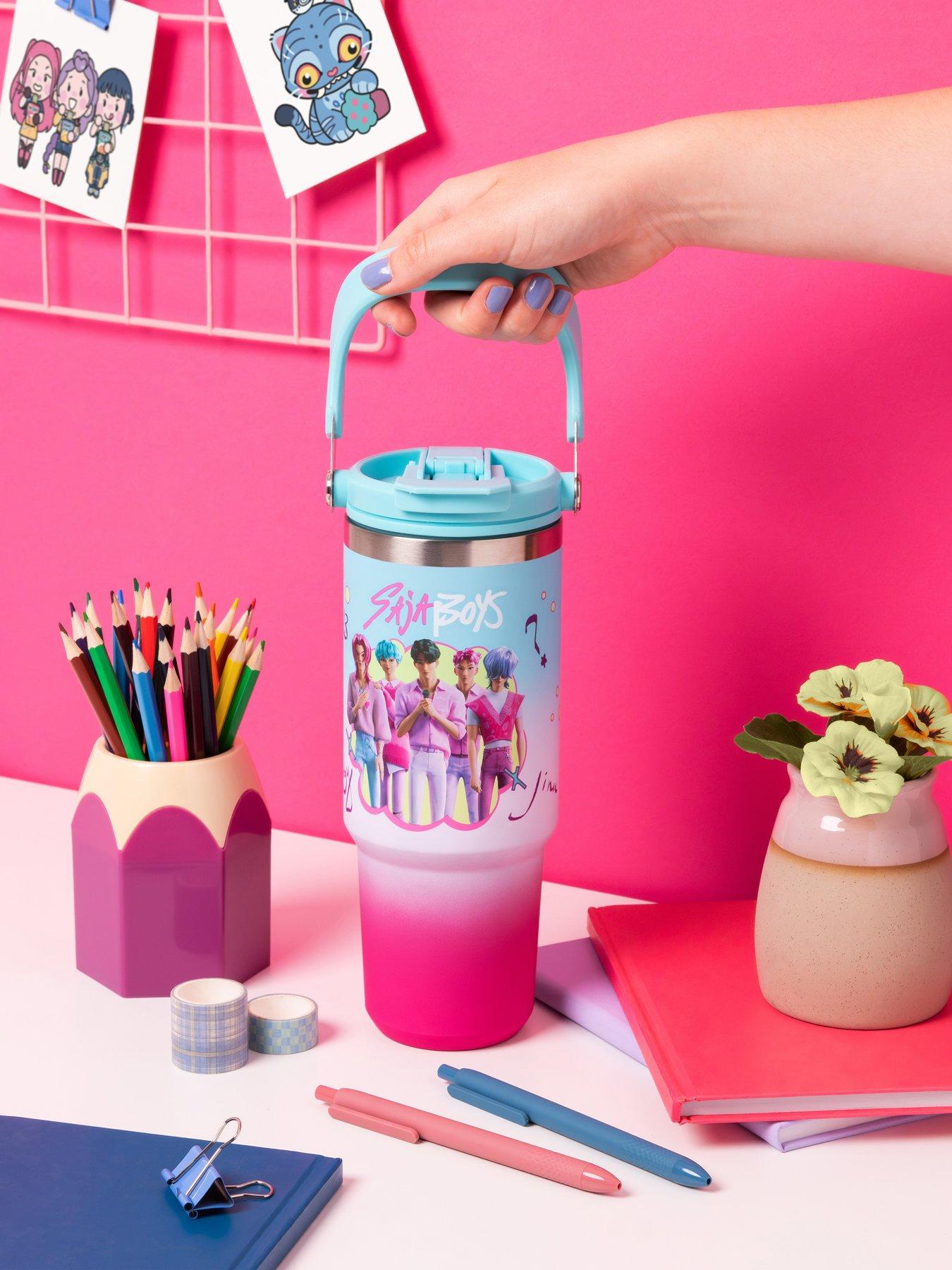 Image 1 of 5 of K-Pop Demon Hunters Kpop 900ml Insulated Cup With Top Handle