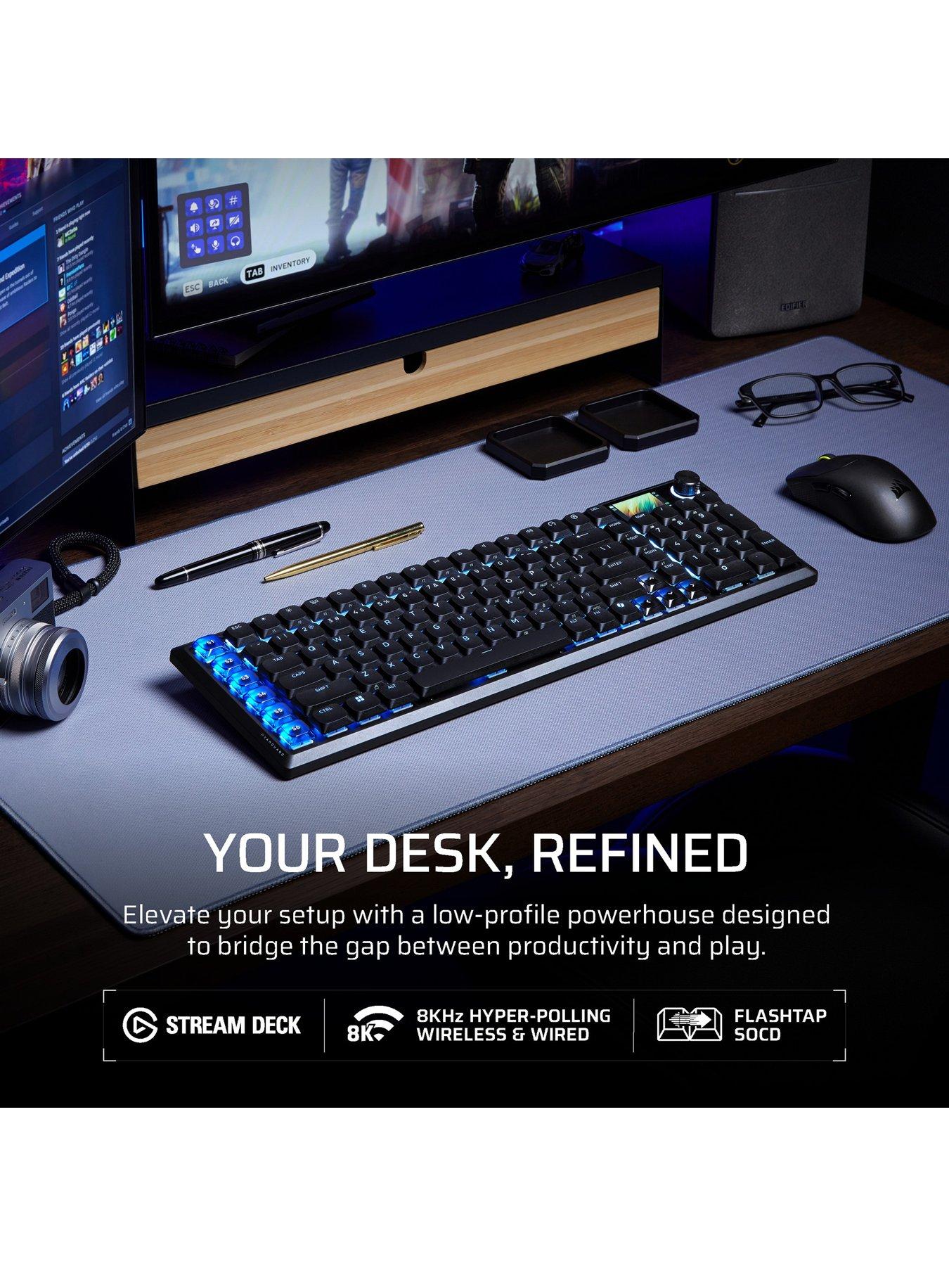 Image 2 of 7 of CORSAIR VANGUARD AIR 99 WIRELESS Optical-Mechanical Gaming Keyboard