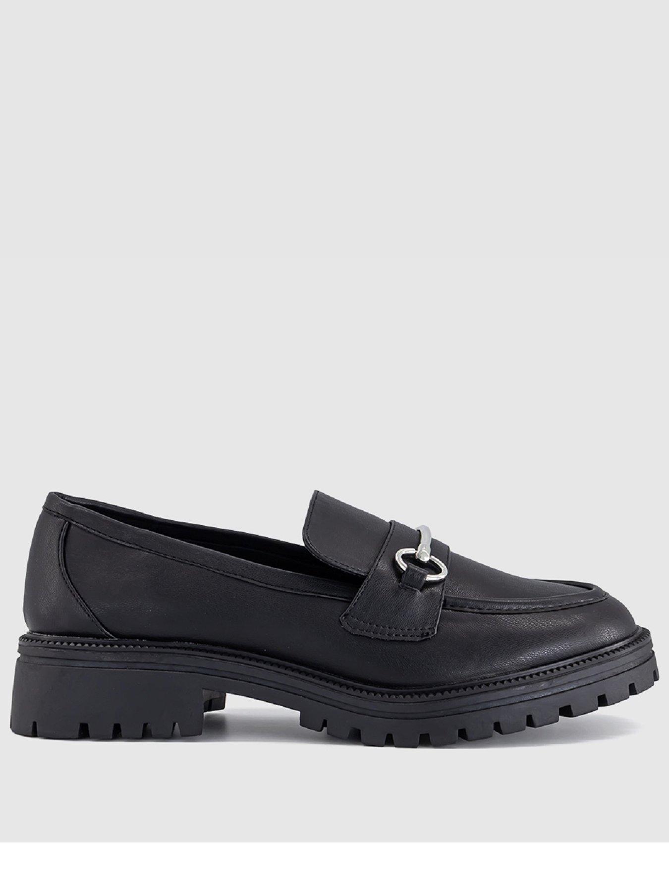 OFFICE Flight Chunky Snaffle Loafers - Black