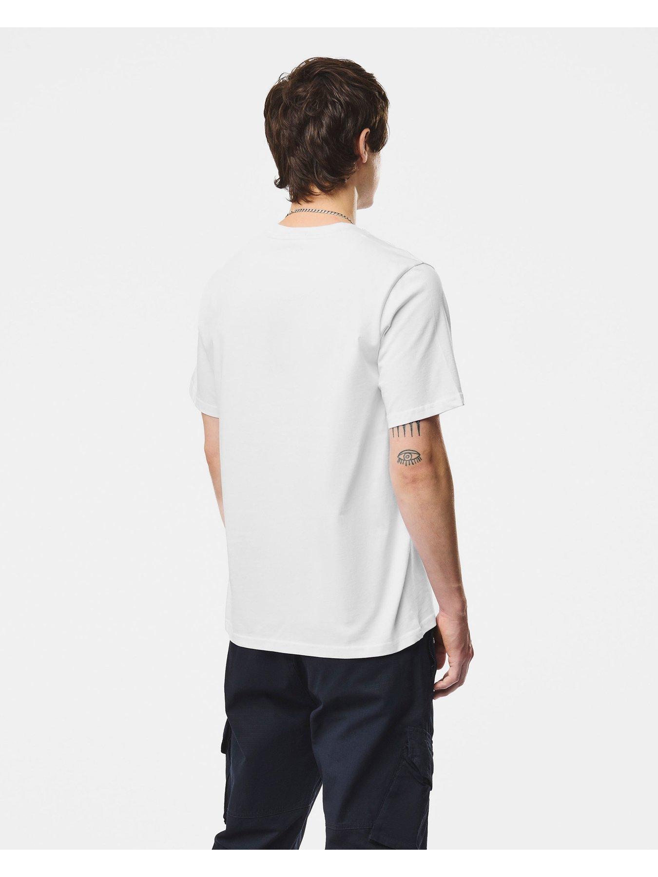 Image 3 of 5 of Weekend Offender Approbatus Graphic Print Short Sleeve T-Shirt - White