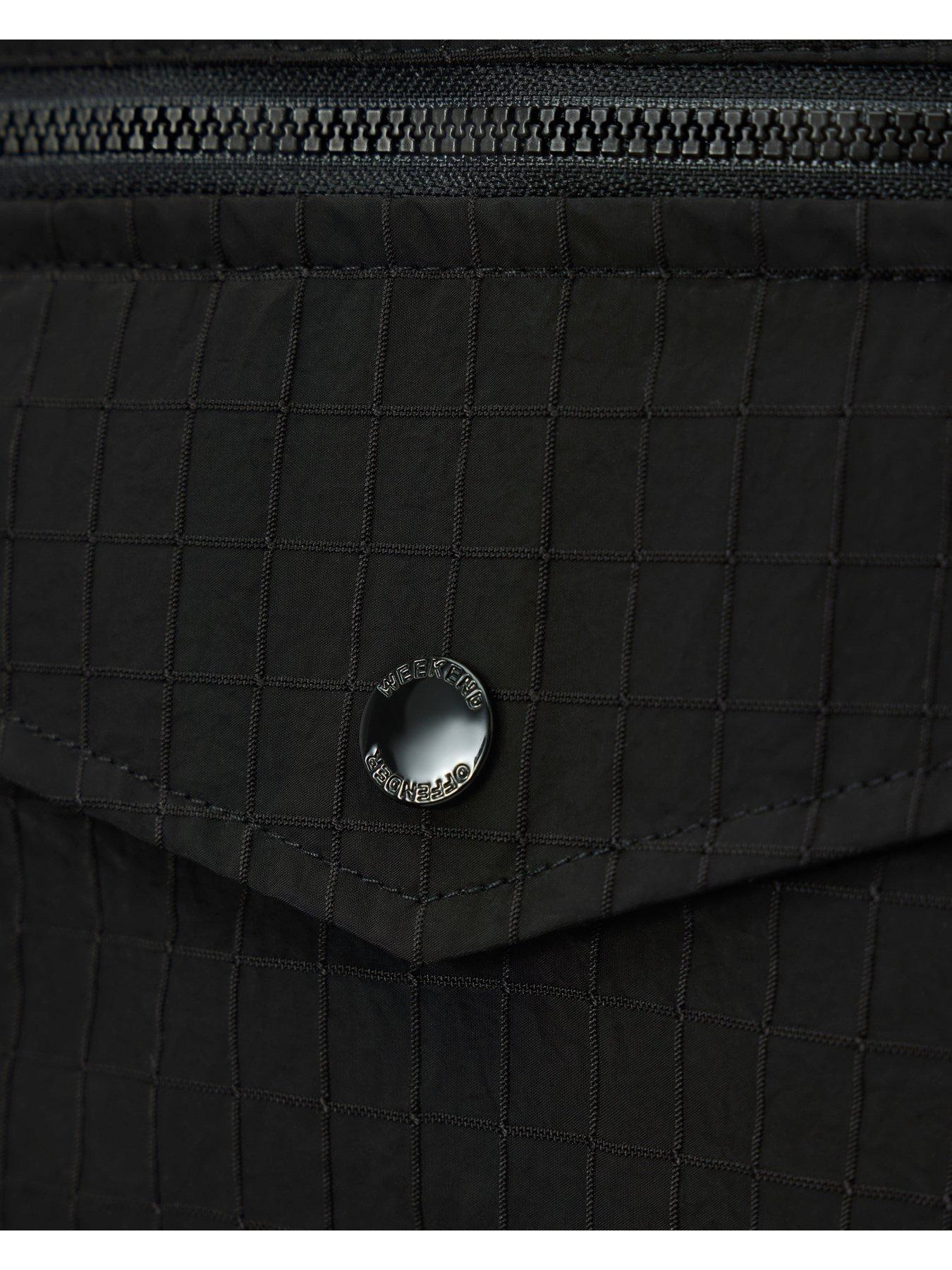 Image 6 of 6 of Weekend Offender Mens Vinnie Lightweight Zip Through Overshirt - Black