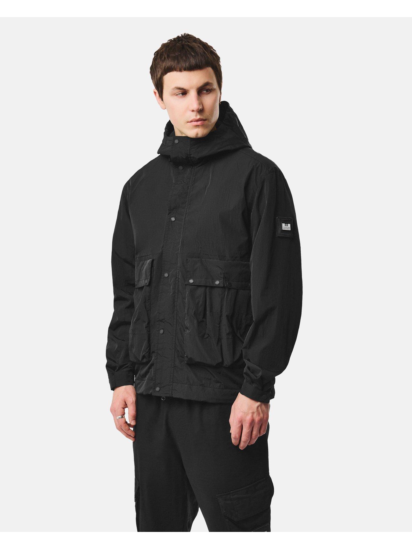 Image 1 of 7 of Weekend Offender Weekend Offender Tralee Hooded Technical Jacket - Black