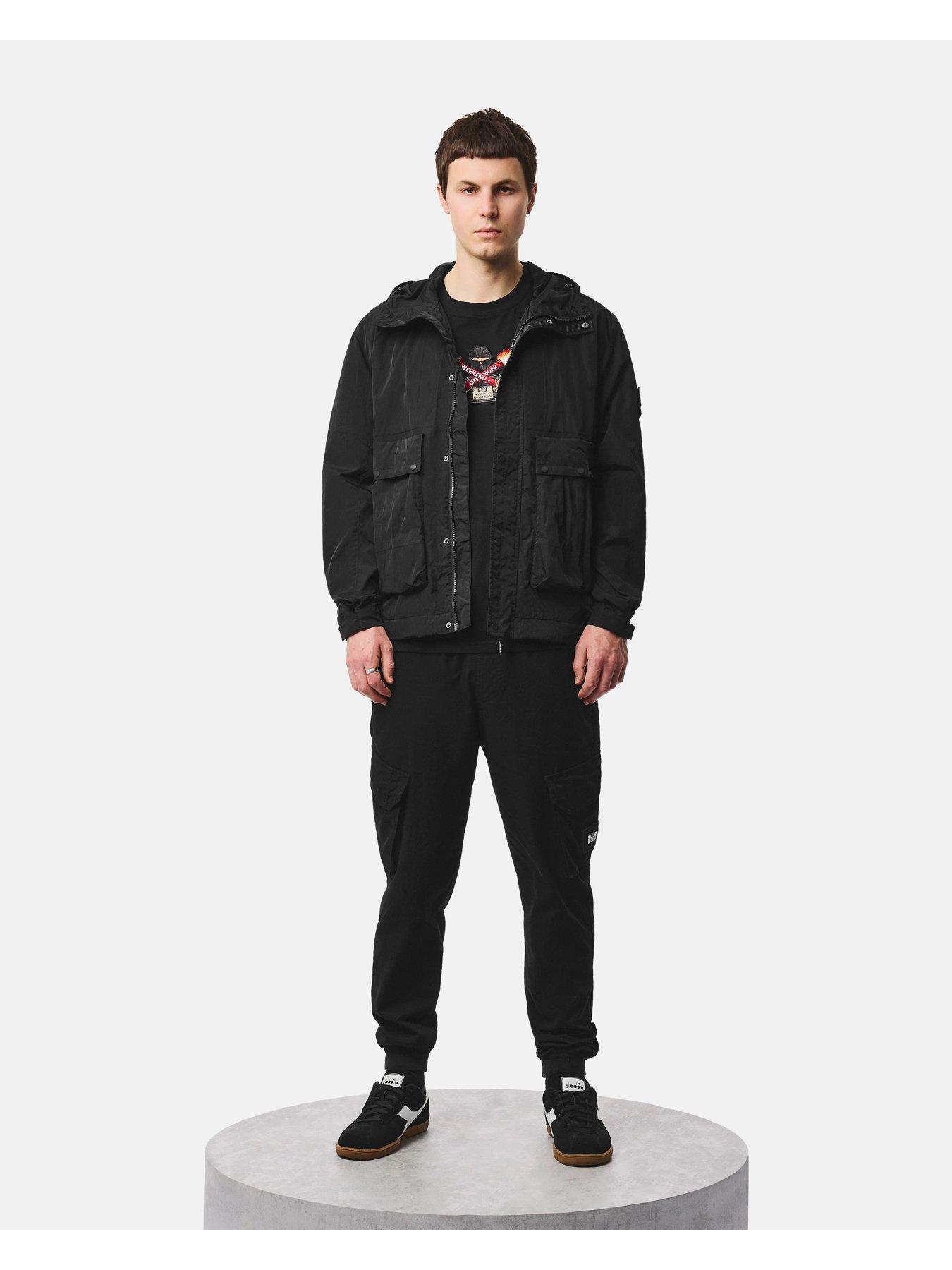 Image 2 of 7 of Weekend Offender Weekend Offender Tralee Hooded Technical Jacket - Black
