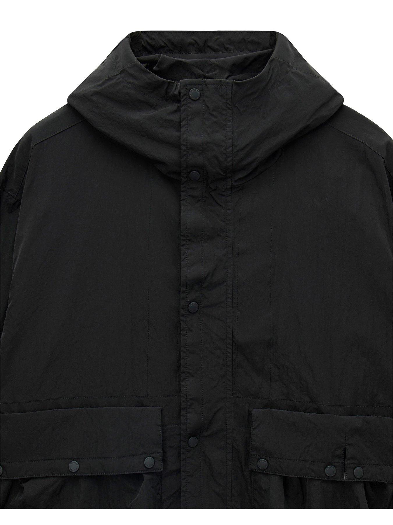 Image 6 of 7 of Weekend Offender Weekend Offender Tralee Hooded Technical Jacket - Black