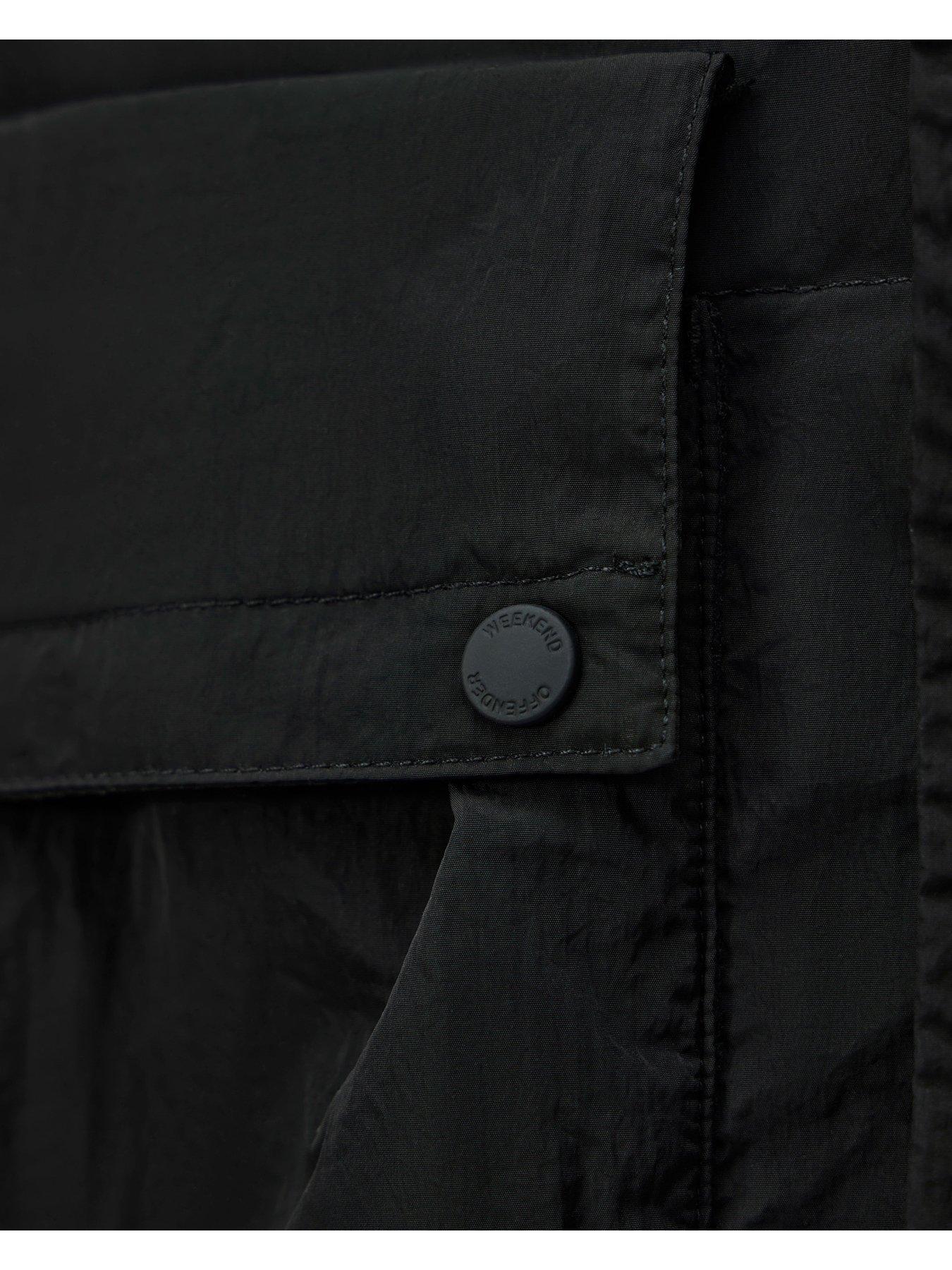 Image 7 of 7 of Weekend Offender Weekend Offender Tralee Hooded Technical Jacket - Black
