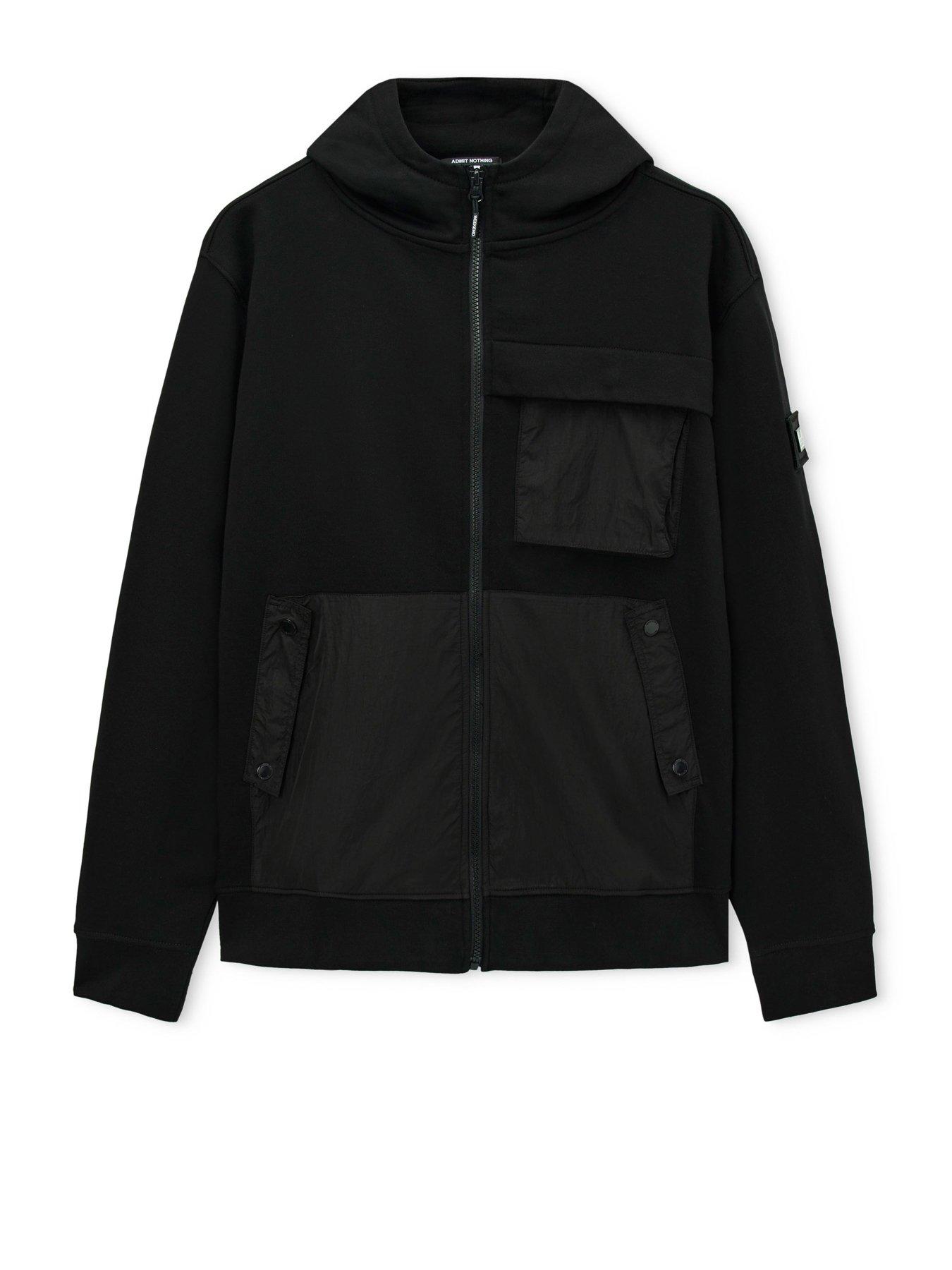 Image 4 of 6 of Weekend Offender Daponte Hoodie- Black