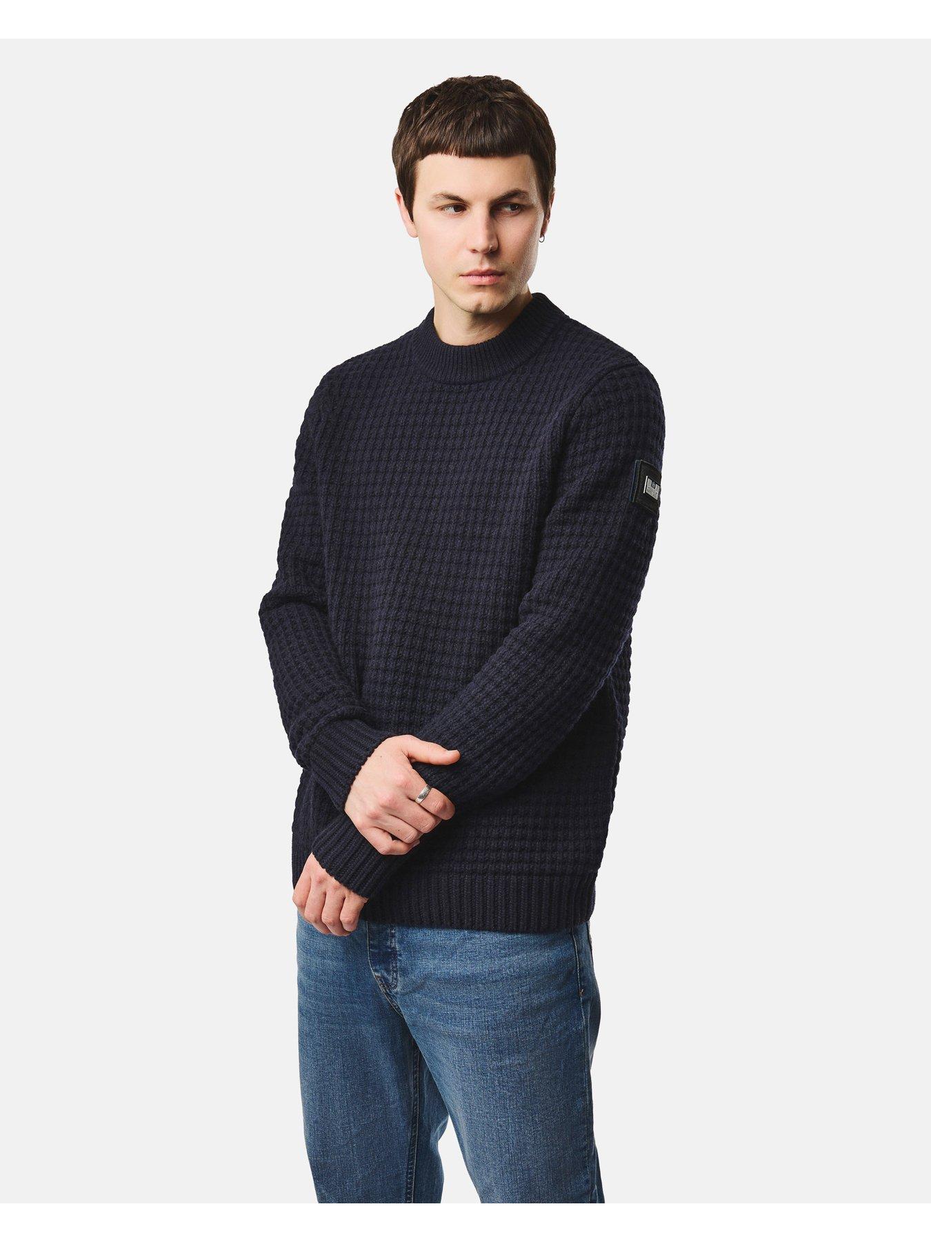 Weekend Offender Weekend Offender Molson Knitted Jumper - Navy