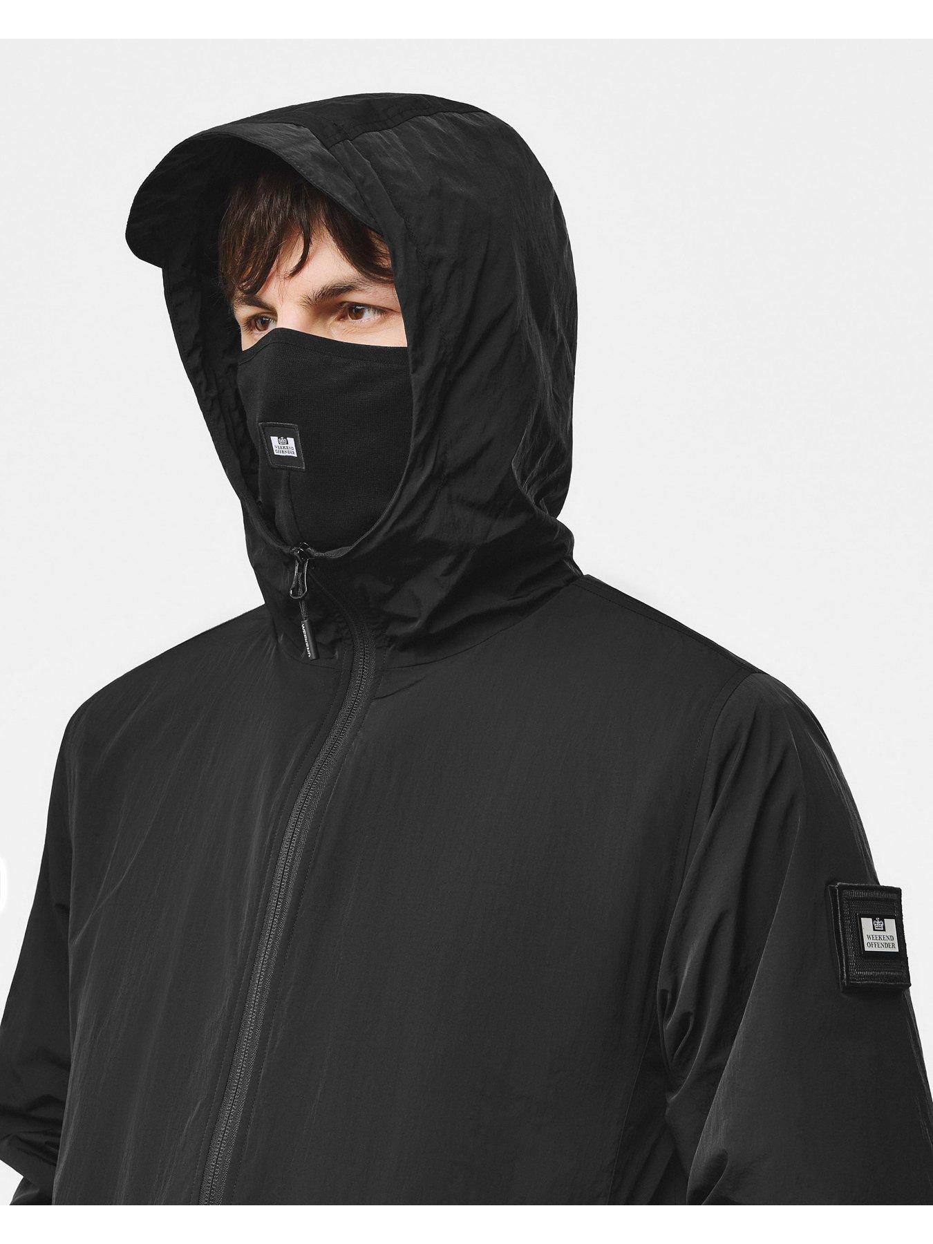 Image 2 of 7 of Weekend Offender Weekend Offender Technician Hooded Technical Jacket - Black