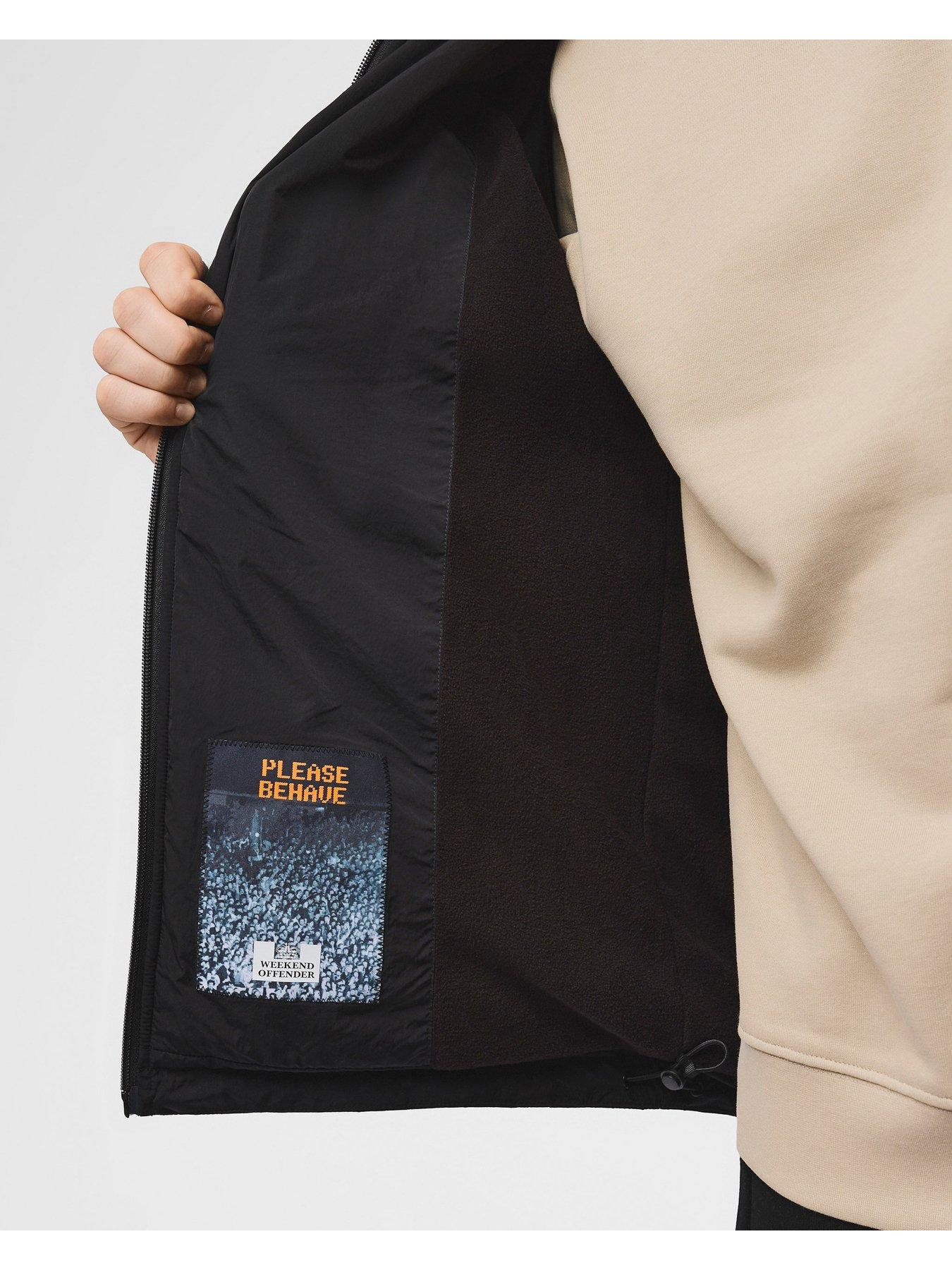 Image 3 of 7 of Weekend Offender Weekend Offender Technician Hooded Technical Jacket - Black