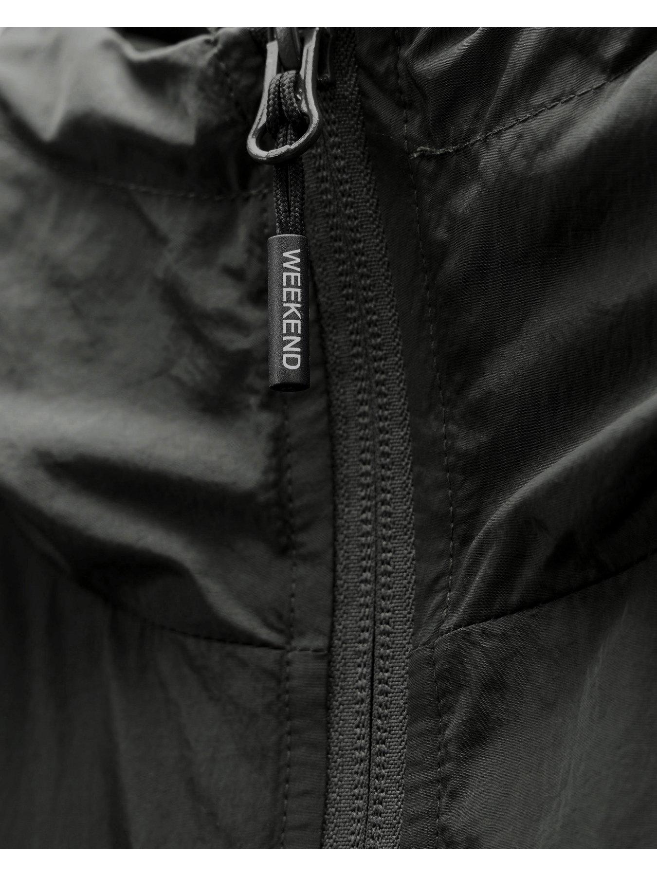 Image 7 of 7 of Weekend Offender Weekend Offender Technician Hooded Technical Jacket - Black