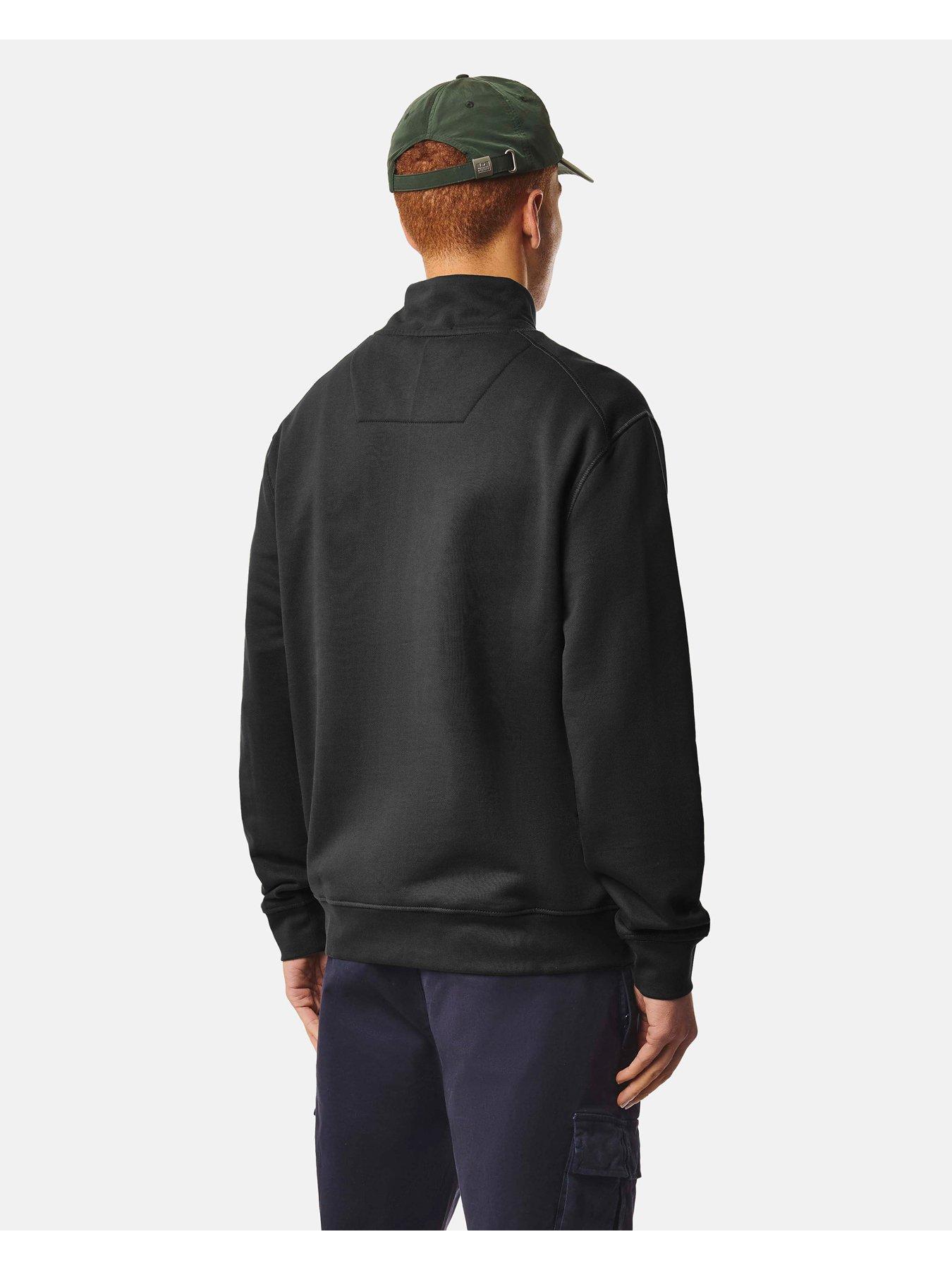 Image 3 of 5 of Weekend Offender Weekend Offender Kraviz 1/4 Zip Sweatshirt - Black