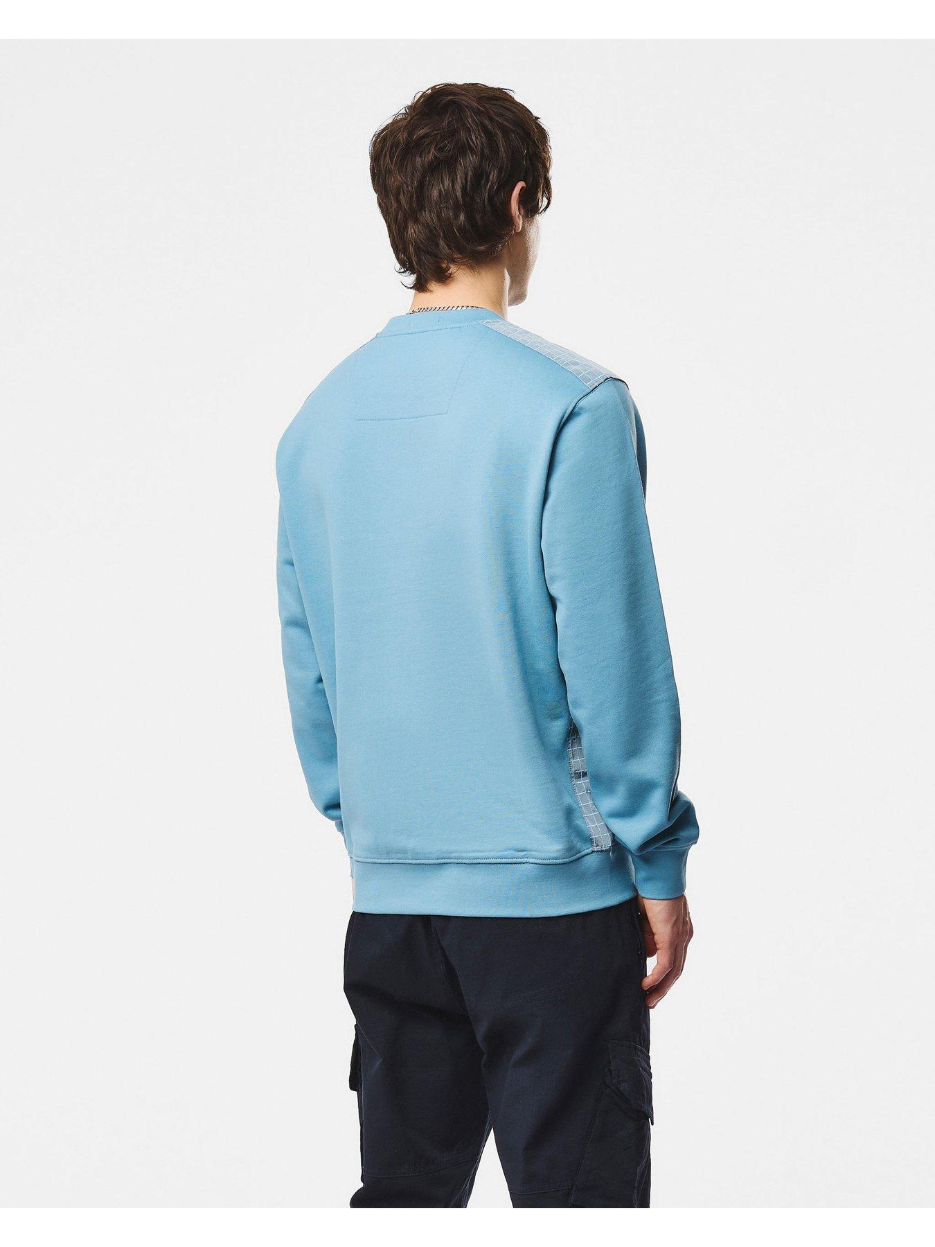 Image 3 of 6 of Weekend Offender Weekend Offender F Bomb Badge Sweatshirt - Blue