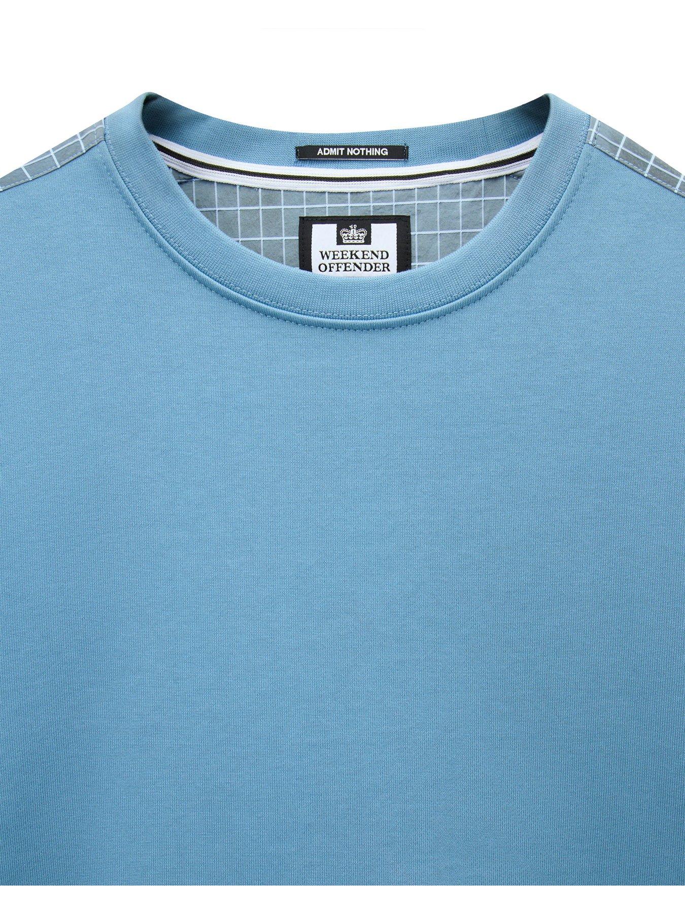 Image 5 of 6 of Weekend Offender Weekend Offender F Bomb Badge Sweatshirt - Blue
