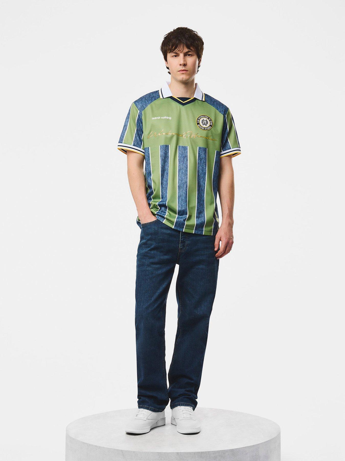 Image 2 of 6 of Weekend Offender Zanetti Football Shirt - Green