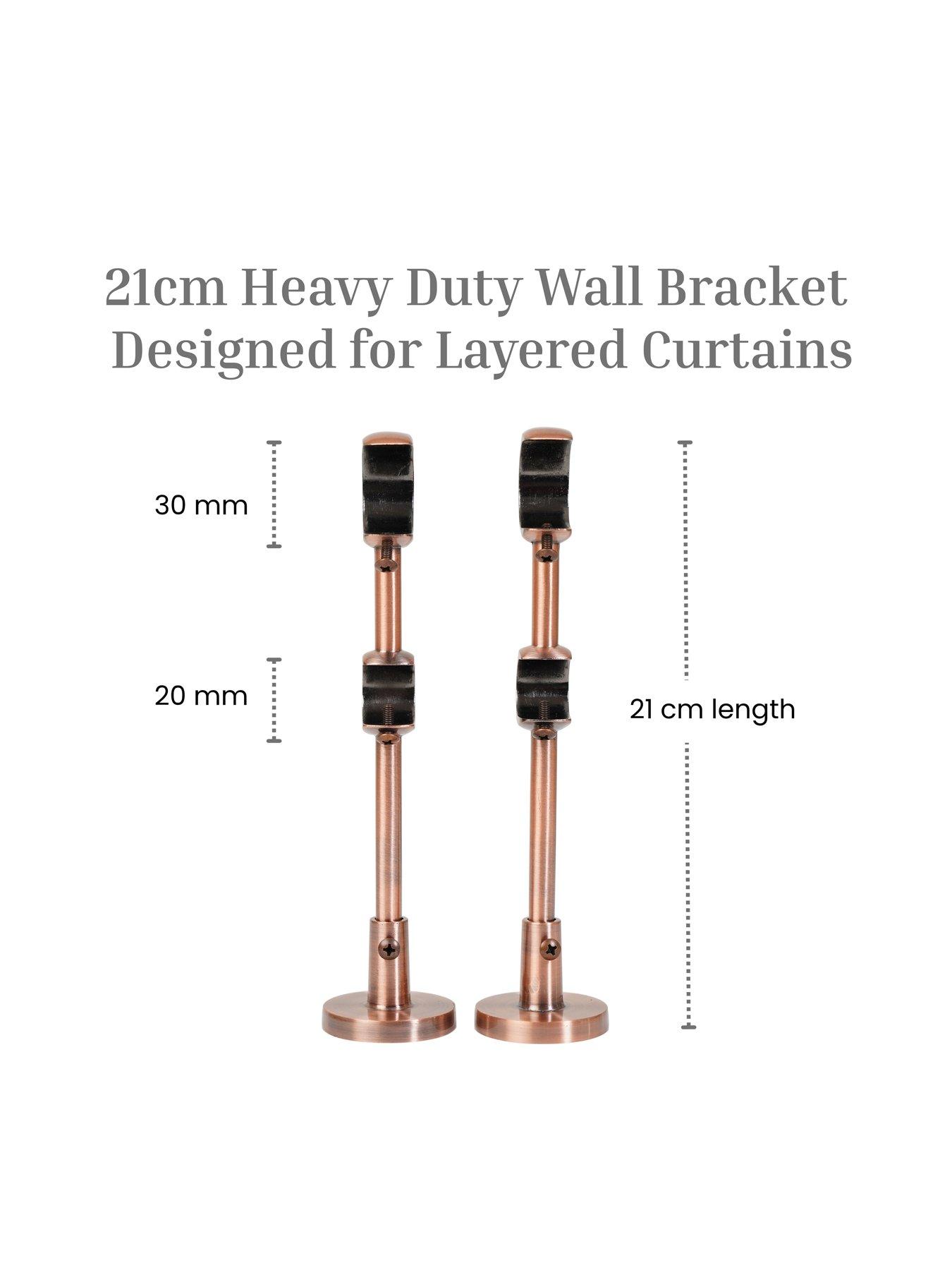 Image 4 of 7 of The Very Collection Double Ball End Curtain Pole 120-320cm 19mm &amp; 28mm