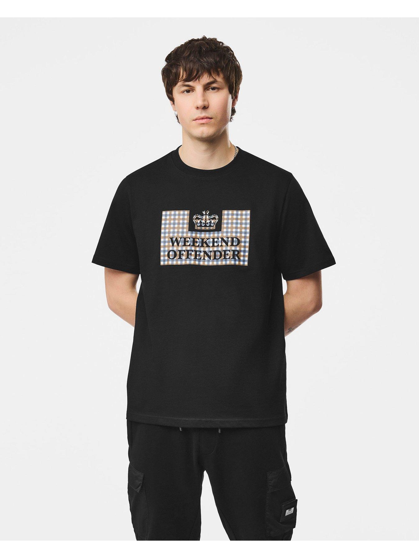 Weekend Offender Weekend Offender Shevchenko Graphic Logo Print Short Sleeve T-shirt - Black