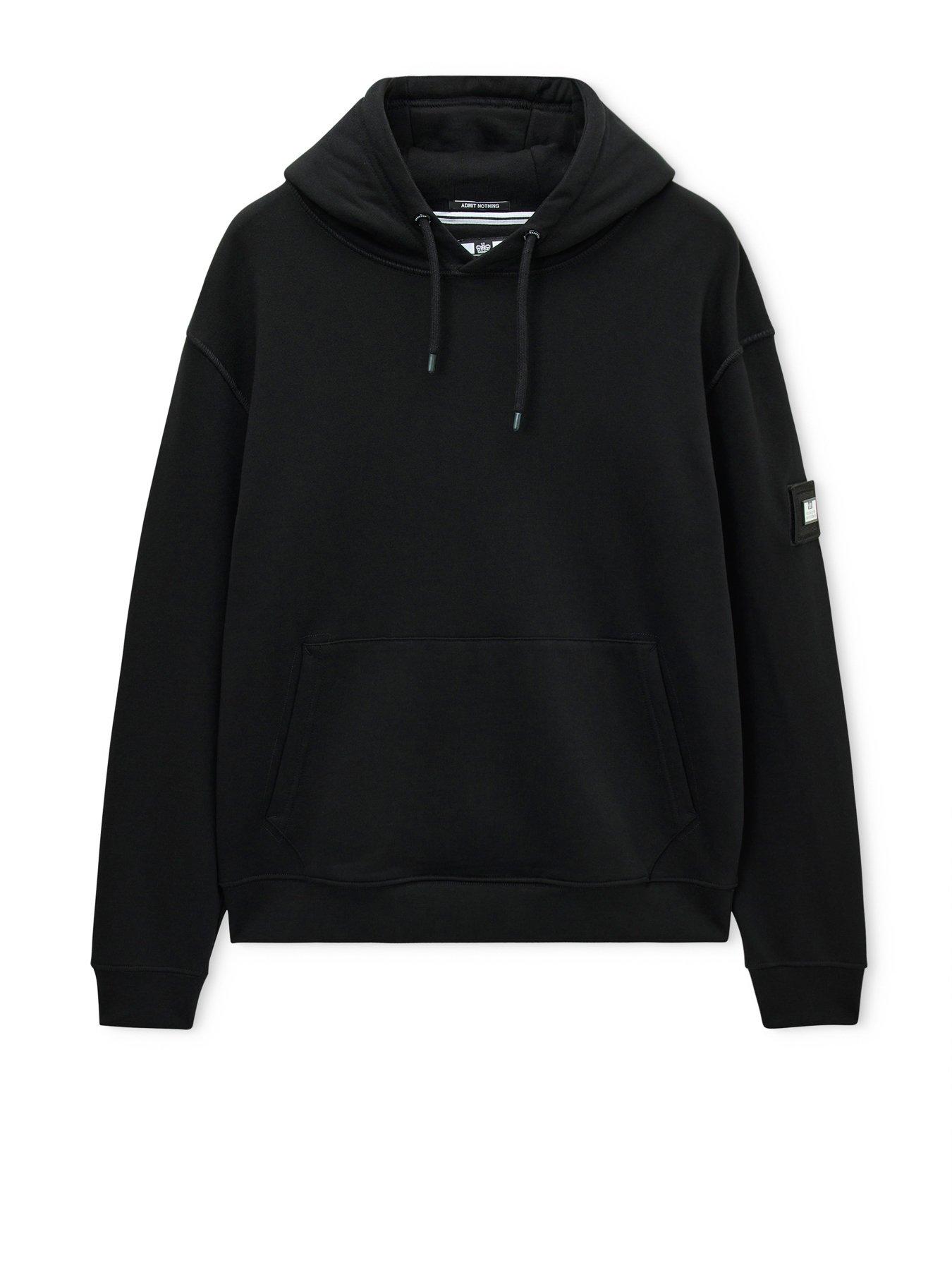 Image 4 of 5 of Weekend Offender Weekend Offender Oulton Pullover Hoodie - Black