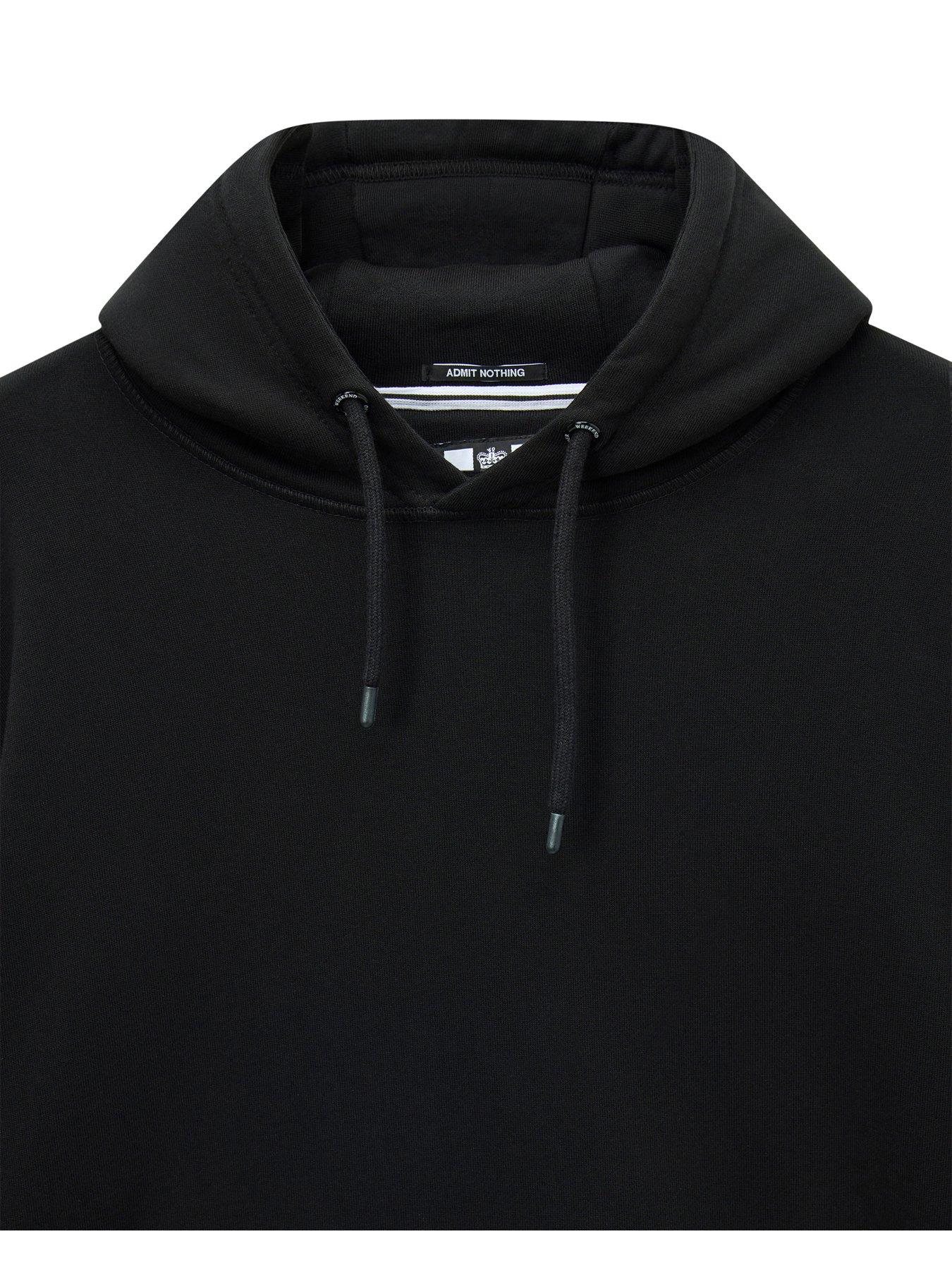 Image 5 of 5 of Weekend Offender Weekend Offender Oulton Pullover Hoodie - Black