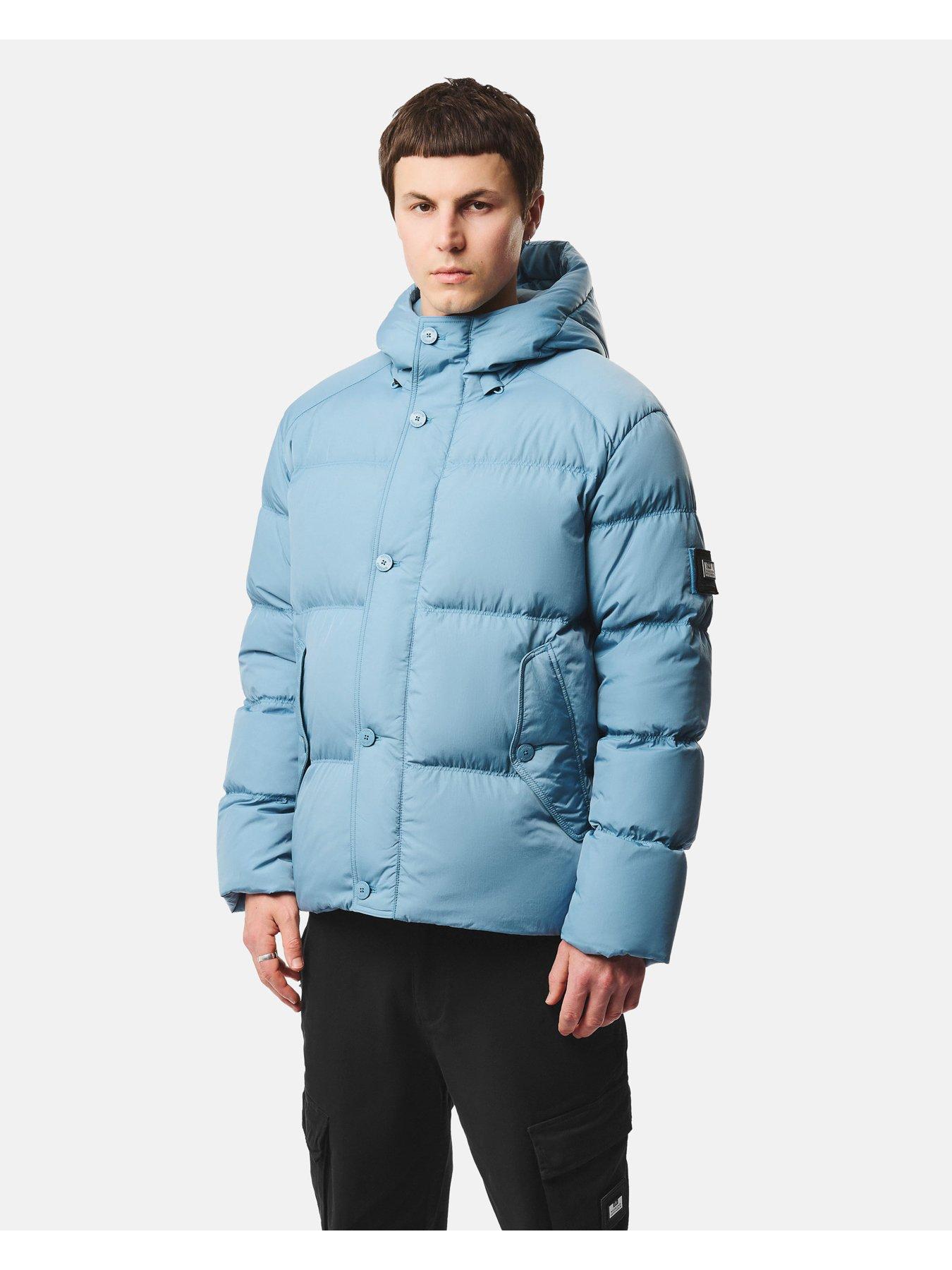 Weekend Offender Weekend Offender Esja Padded Hooded Coat - Blue