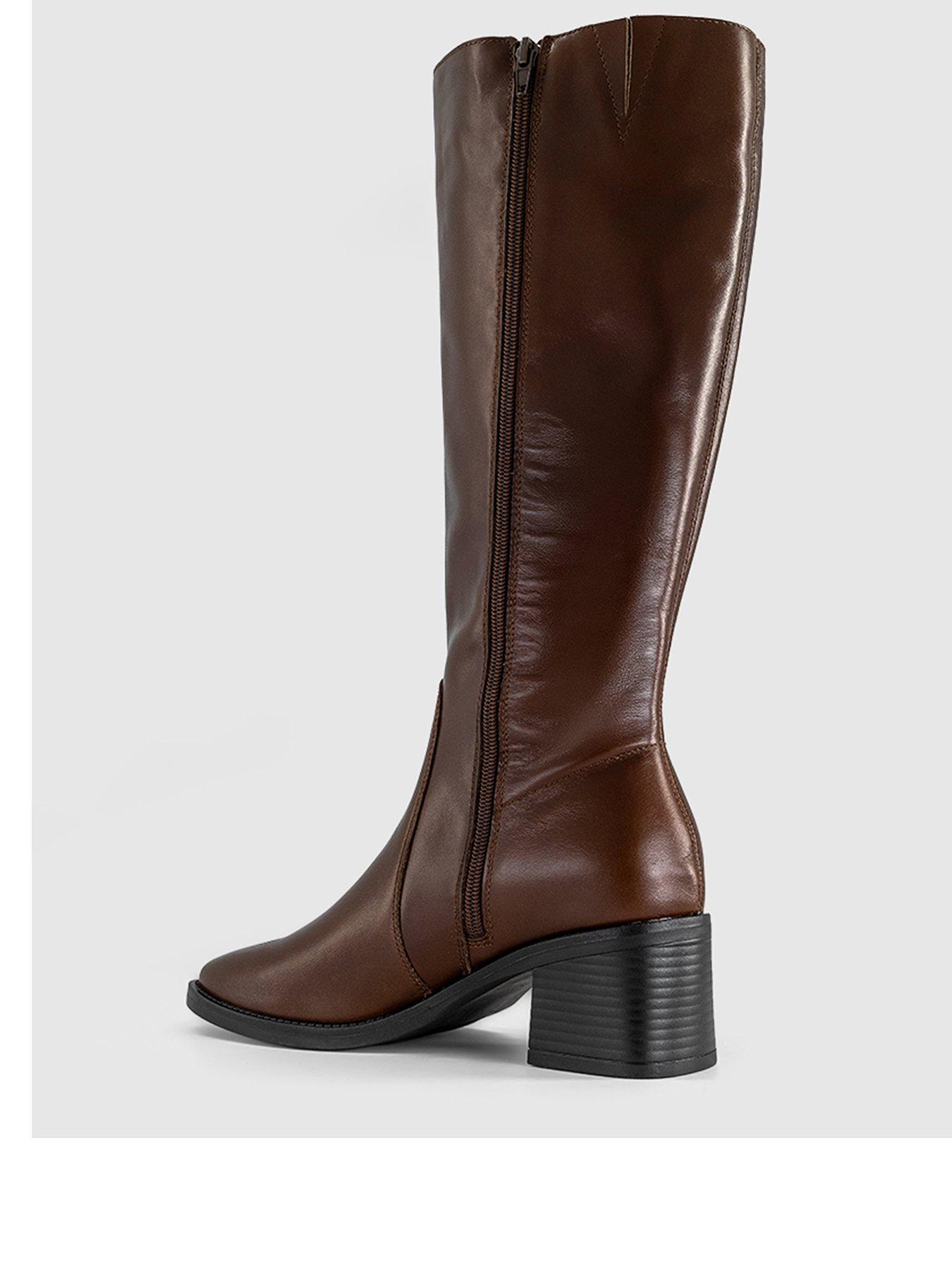 Image 2 of 4 of OFFICE Knight - Block Heel Knee Boot