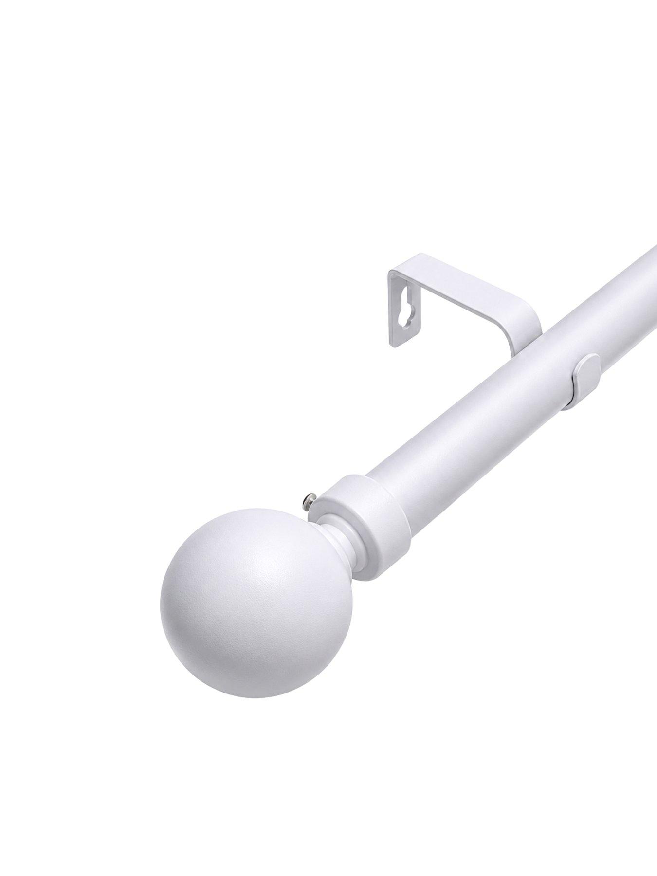 The Very Collection 28mm Eyelet Ball Finial Pole 120-320cm