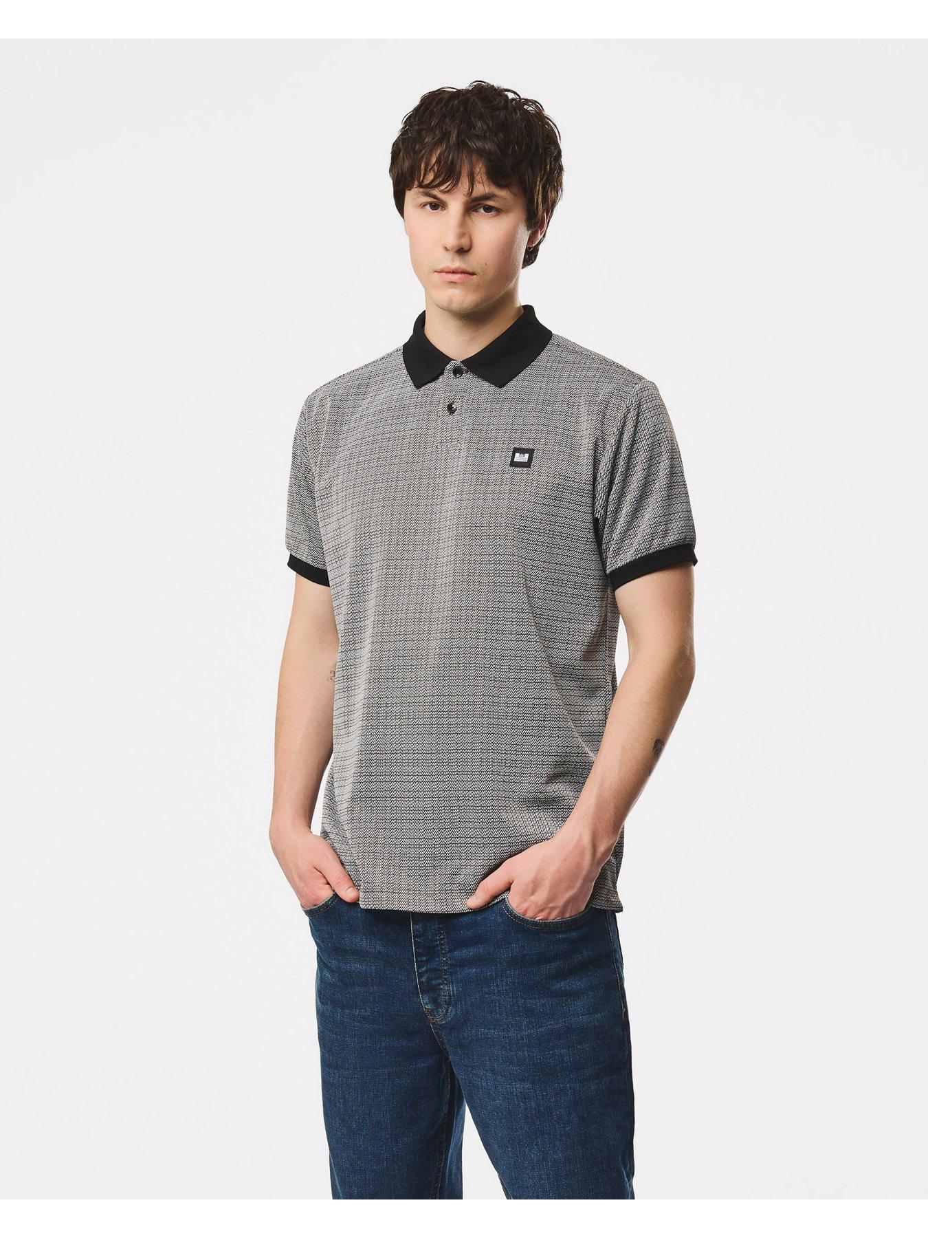 Weekend Offender Winfield Short Sleeve Polo Shirt - Black