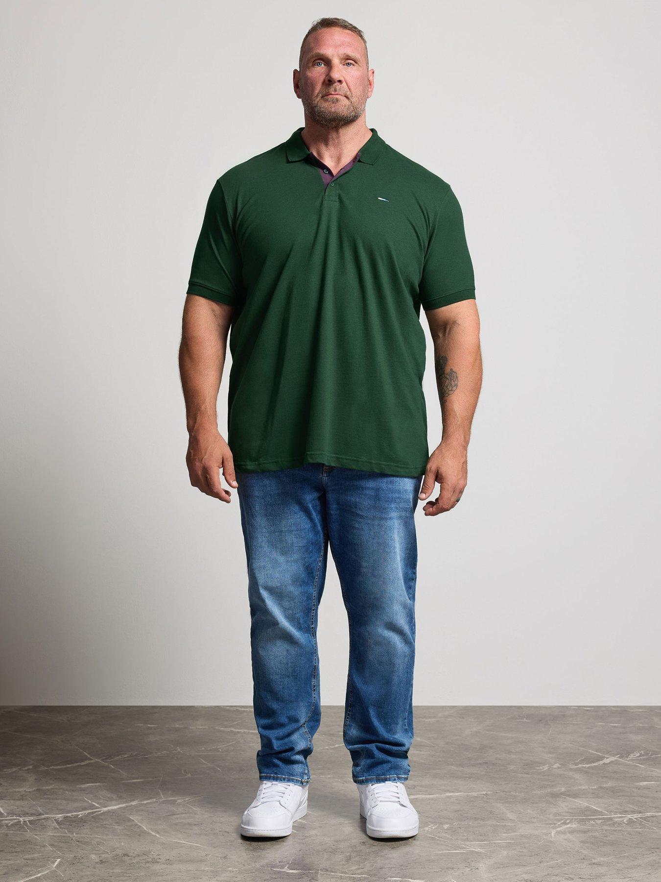 Image 3 of 4 of BadRhino Badrhino Contrast Polo Shirt
