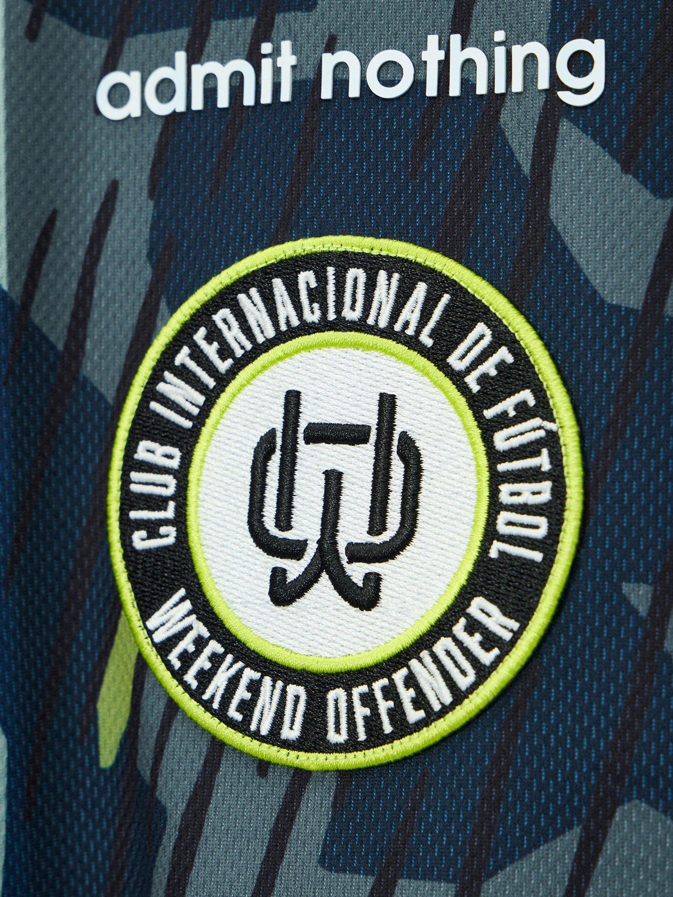 Image 6 of 6 of Weekend Offender Men's Tego Short Sleeve Football Shirt - Green