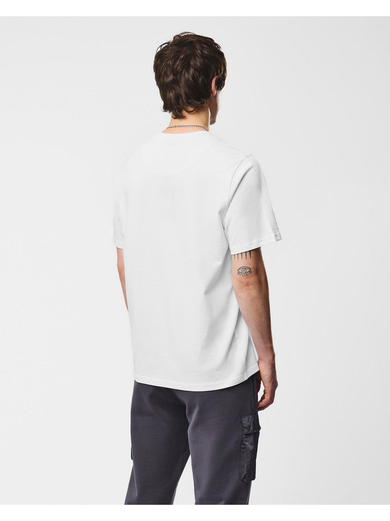 Image 3 of 5 of Weekend Offender Aka Graphic Print Short Sleeve T-Shirt - White