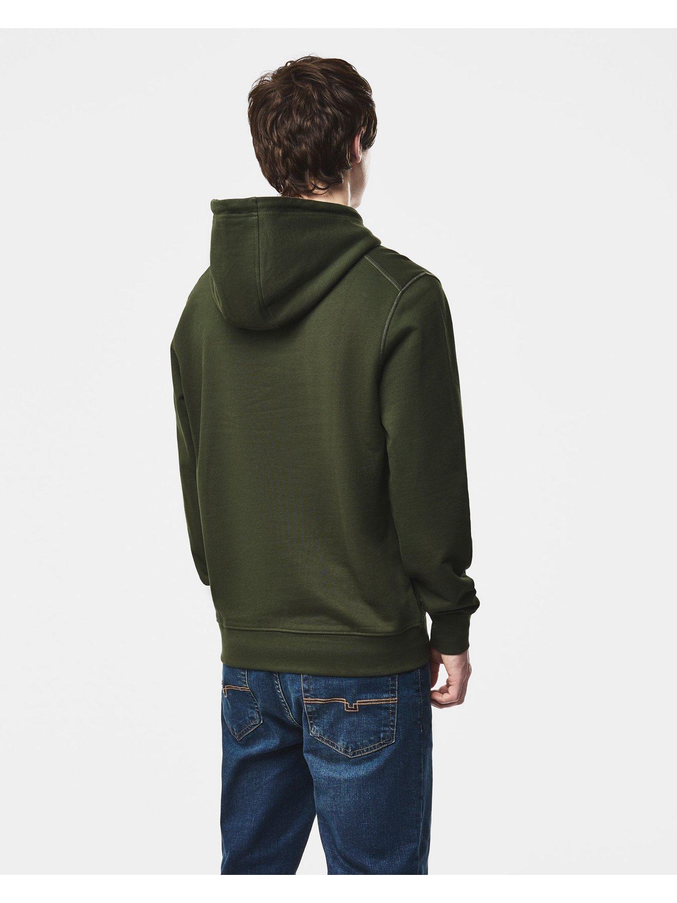 Image 3 of 5 of Weekend Offender Weekend Offender Oulton Pullover Hoodie - Green