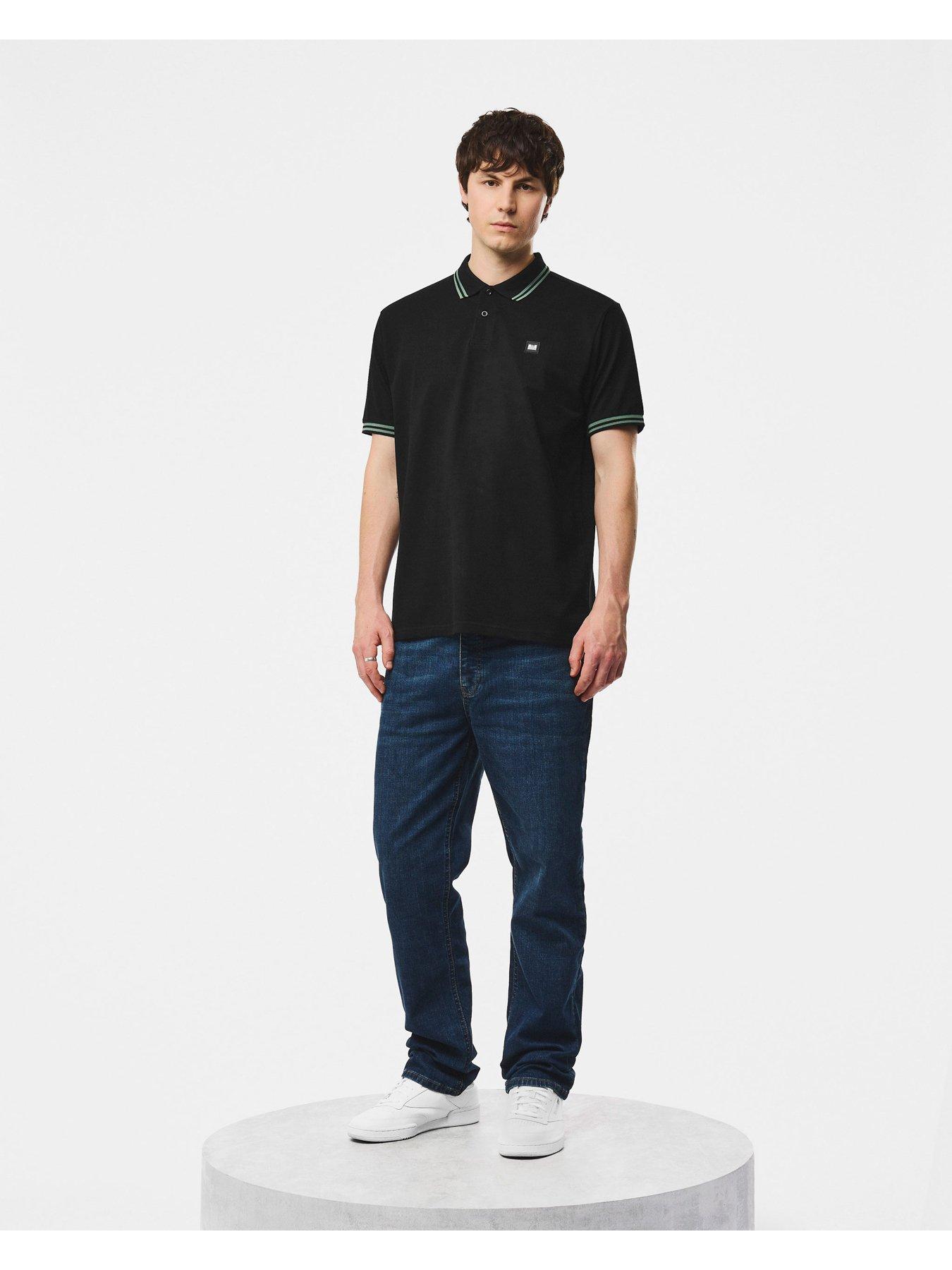 Image 3 of 7 of Weekend Offender Levanto Short Sleeve Polo Shirt - Black