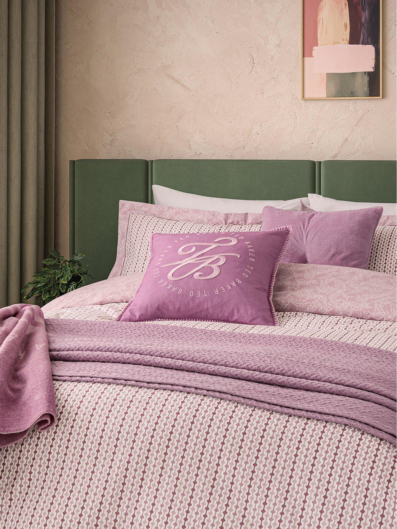 Ted Baker Mado Stripe Cover Set Pink