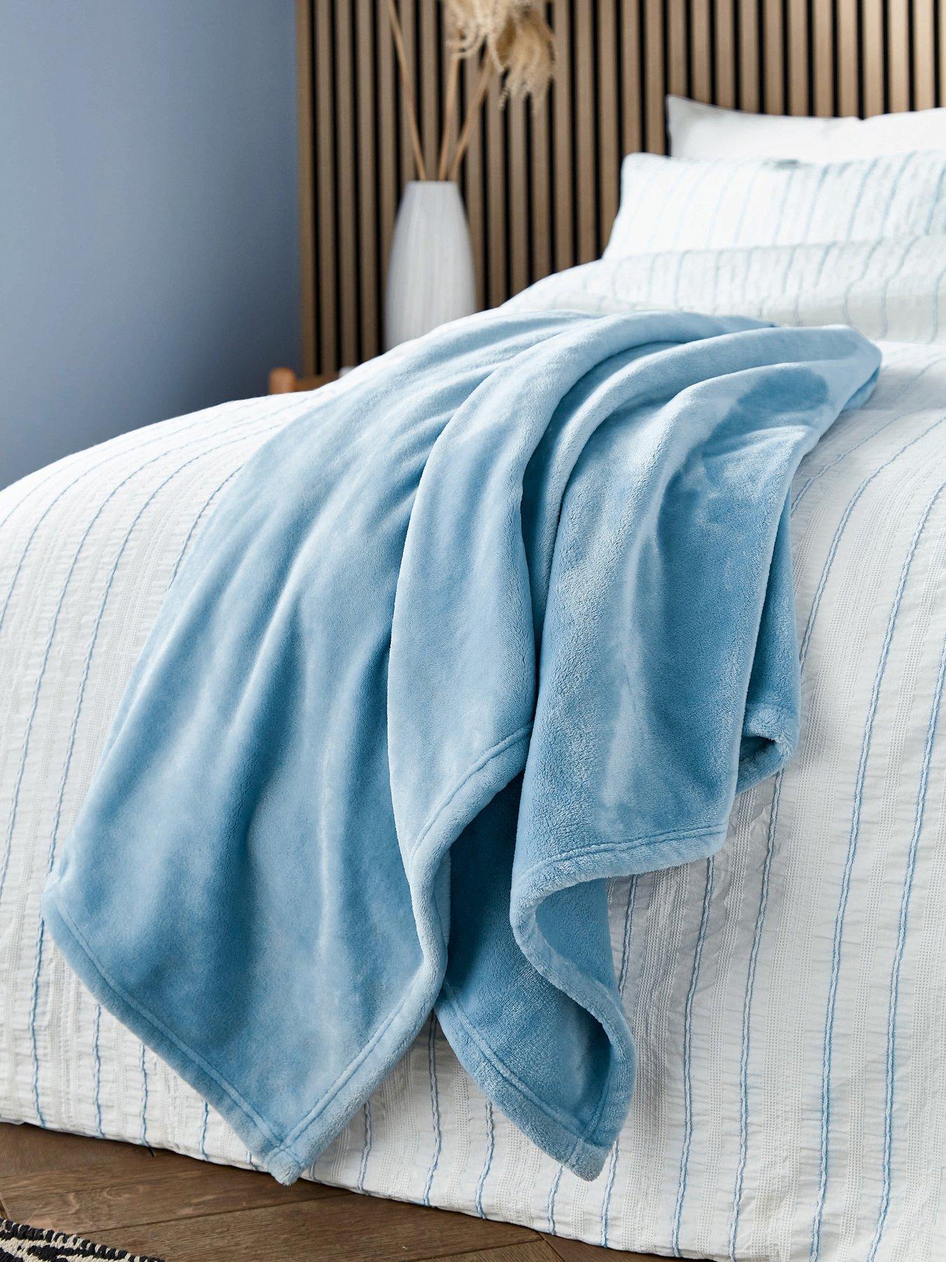 Helena Springfield Snug Fleece Throw 140X180Cm Navy