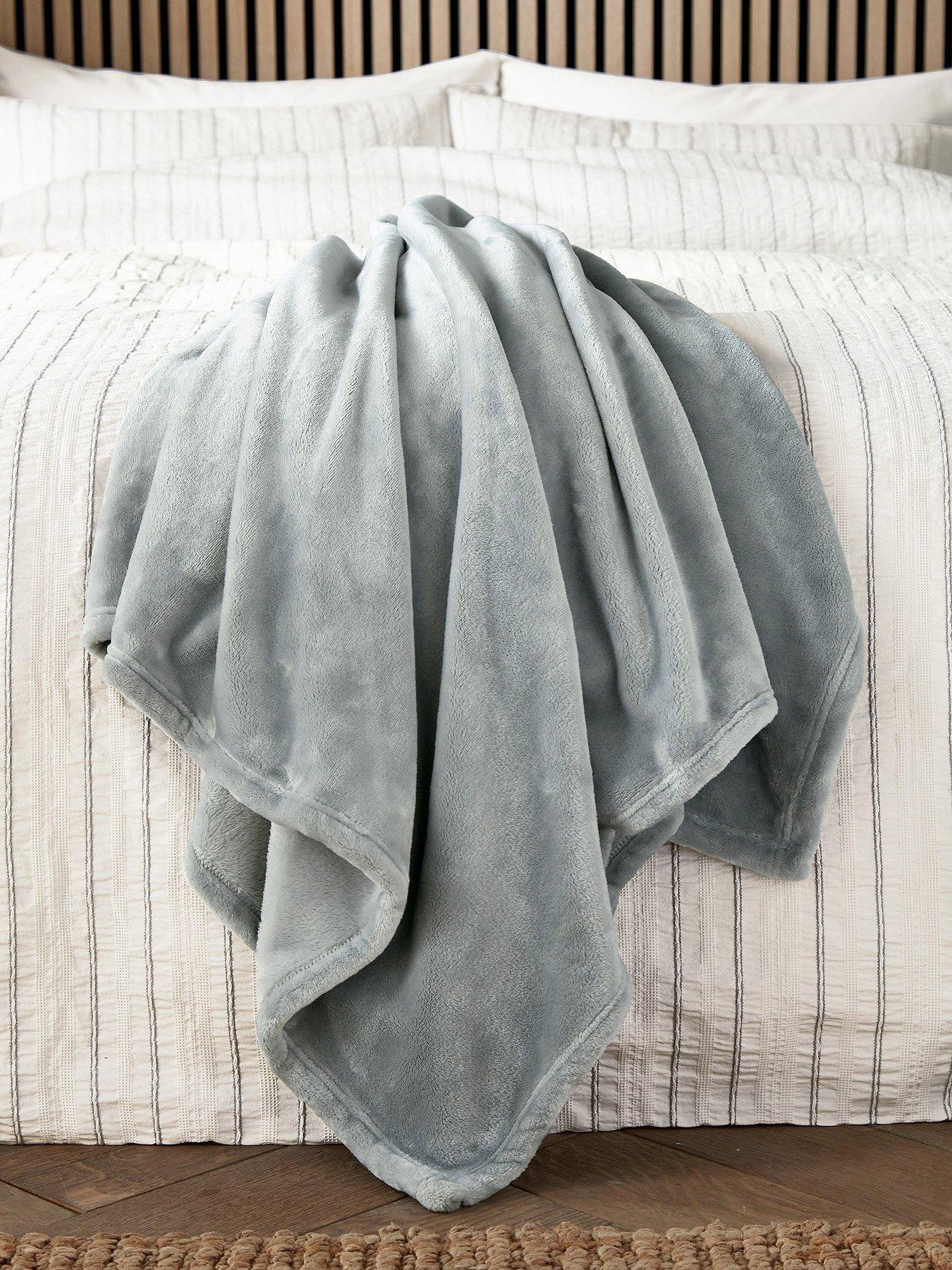 Helena Springfield Snug Fleece Throw 140X180Cm Grey