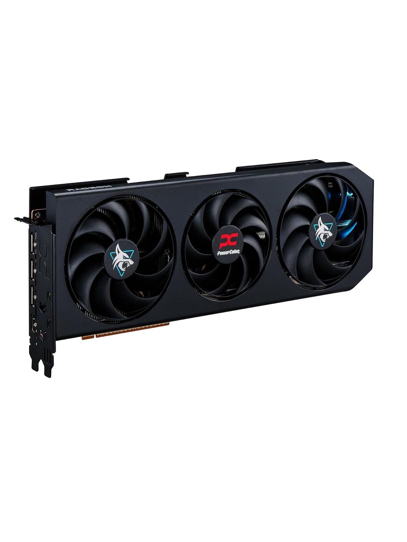 Image 3 of 6 of PowerColor HellHound AMD Radeon RX 9070 GRE 12Gb GDDR6 PCIe 5.0 Overclocked Graphics Card