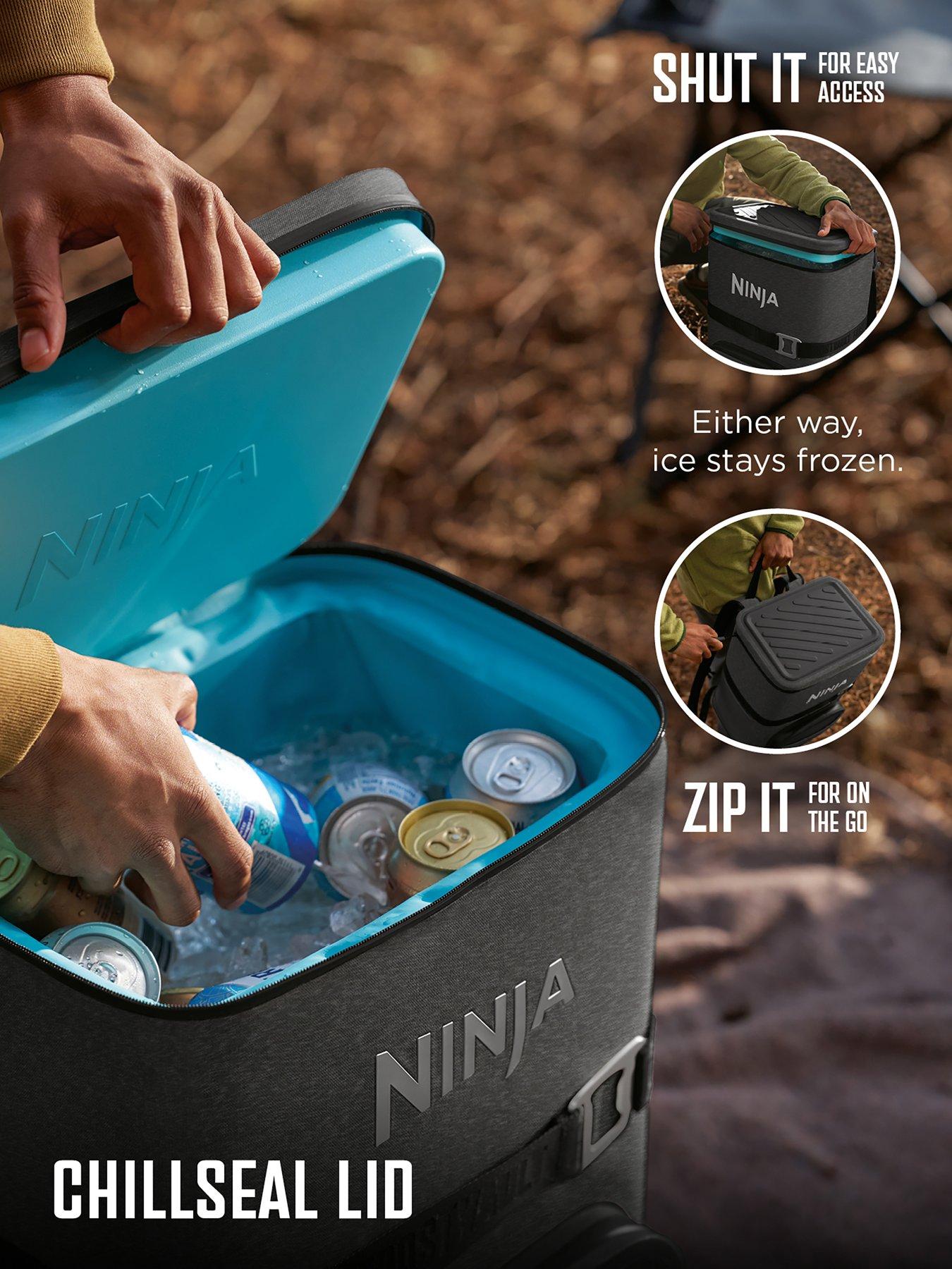 Image 4 of 7 of NINJA Ninja FrostVault Go 17 litre 24-Can Backpack Soft Cooler - Charcoal Grey