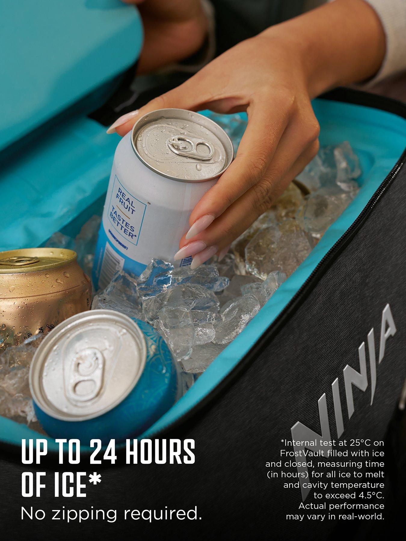 Image 5 of 7 of NINJA Ninja FrostVault Go 17 litre 24-Can Backpack Soft Cooler - Charcoal Grey