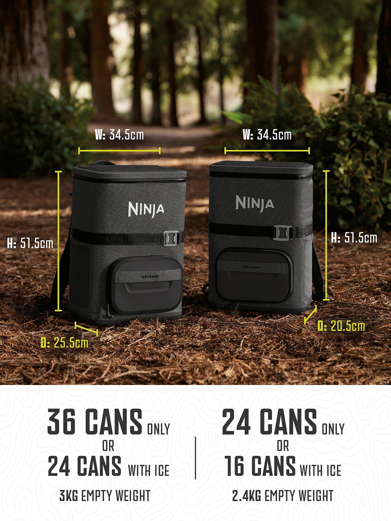 Image 7 of 7 of NINJA Ninja FrostVault Go 17 litre 24-Can Backpack Soft Cooler - Charcoal Grey