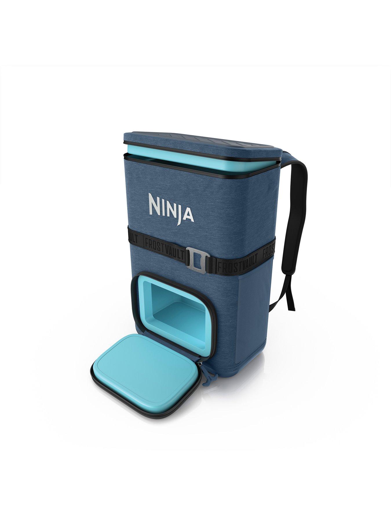 NINJA FrostVault Go 17 litre 24-Can Backpack Soft Cooler - Lakeshore Blue