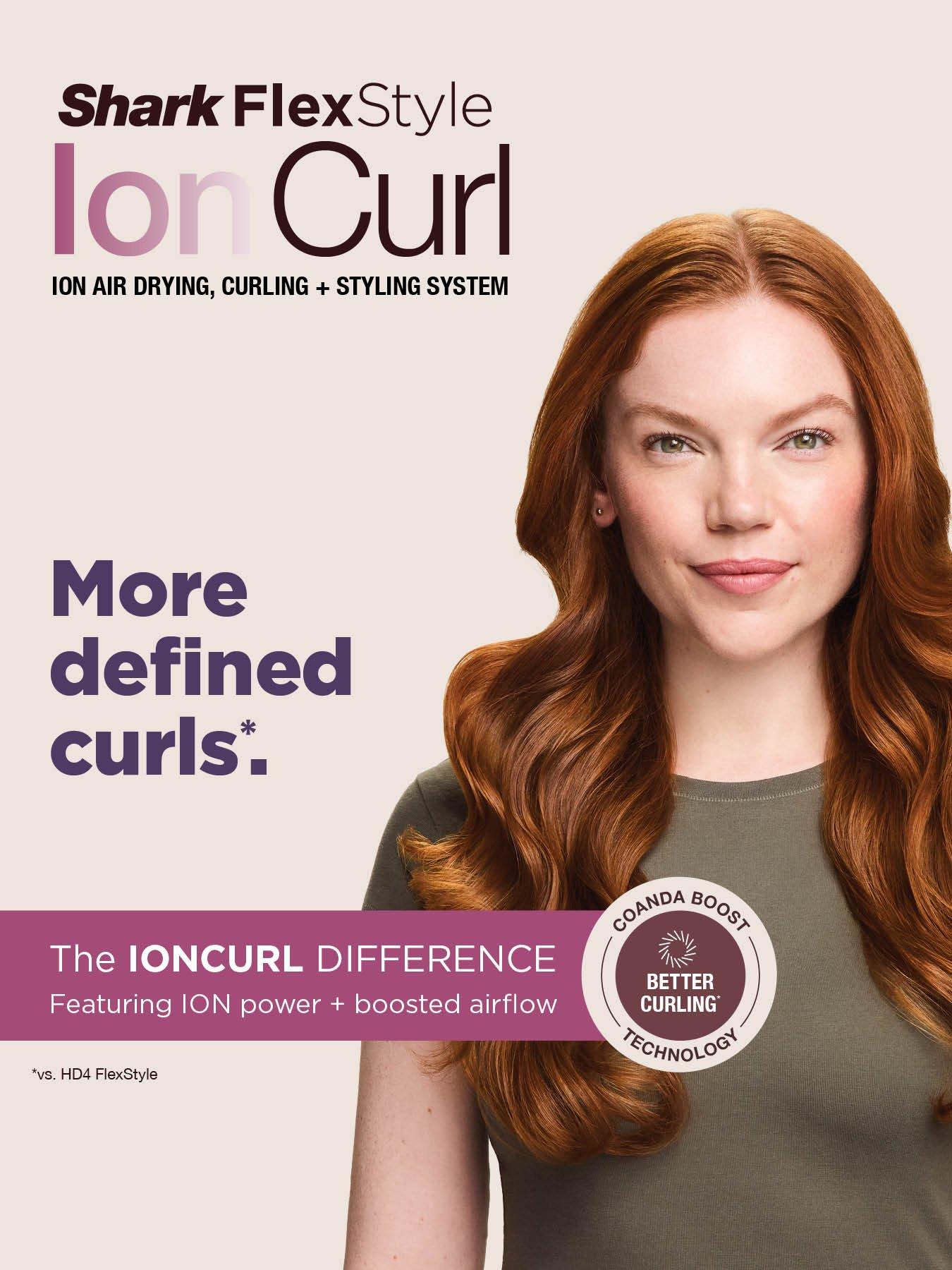 Image 2 of 8 of Shark FlexStyle Next Gen lonCurl Air Styler &amp; Hair Dryer, 4-in-1 - Lilac HD840UKPU