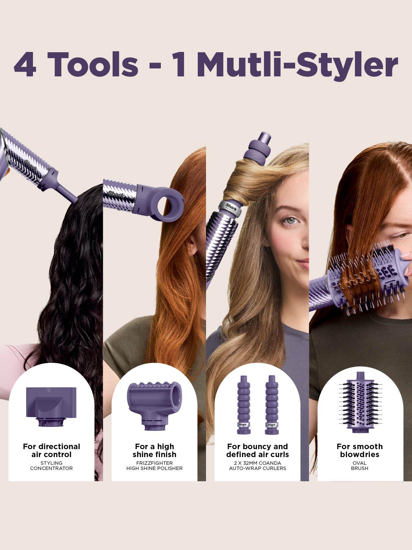 Image 6 of 8 of Shark FlexStyle Next Gen lonCurl Air Styler &amp; Hair Dryer, 4-in-1 - Lilac HD840UKPU