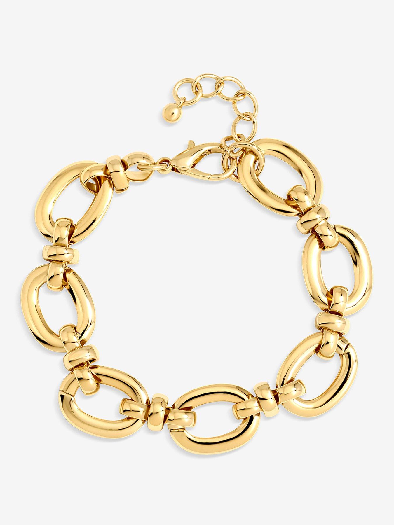 Jon Richard Gold Plated Open Link Bracelet
