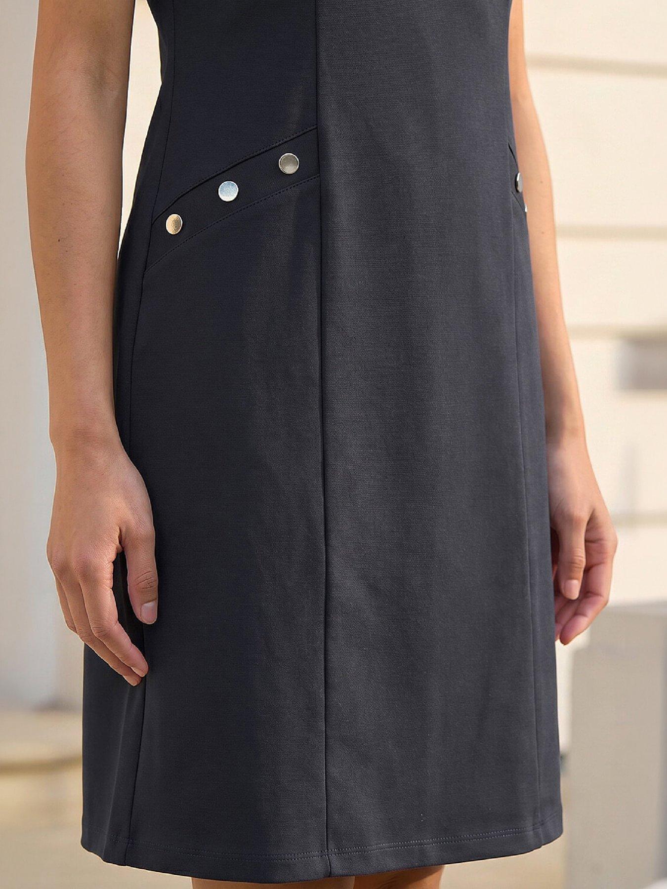 Image 2 of 4 of Roman Petite Ponte Dress